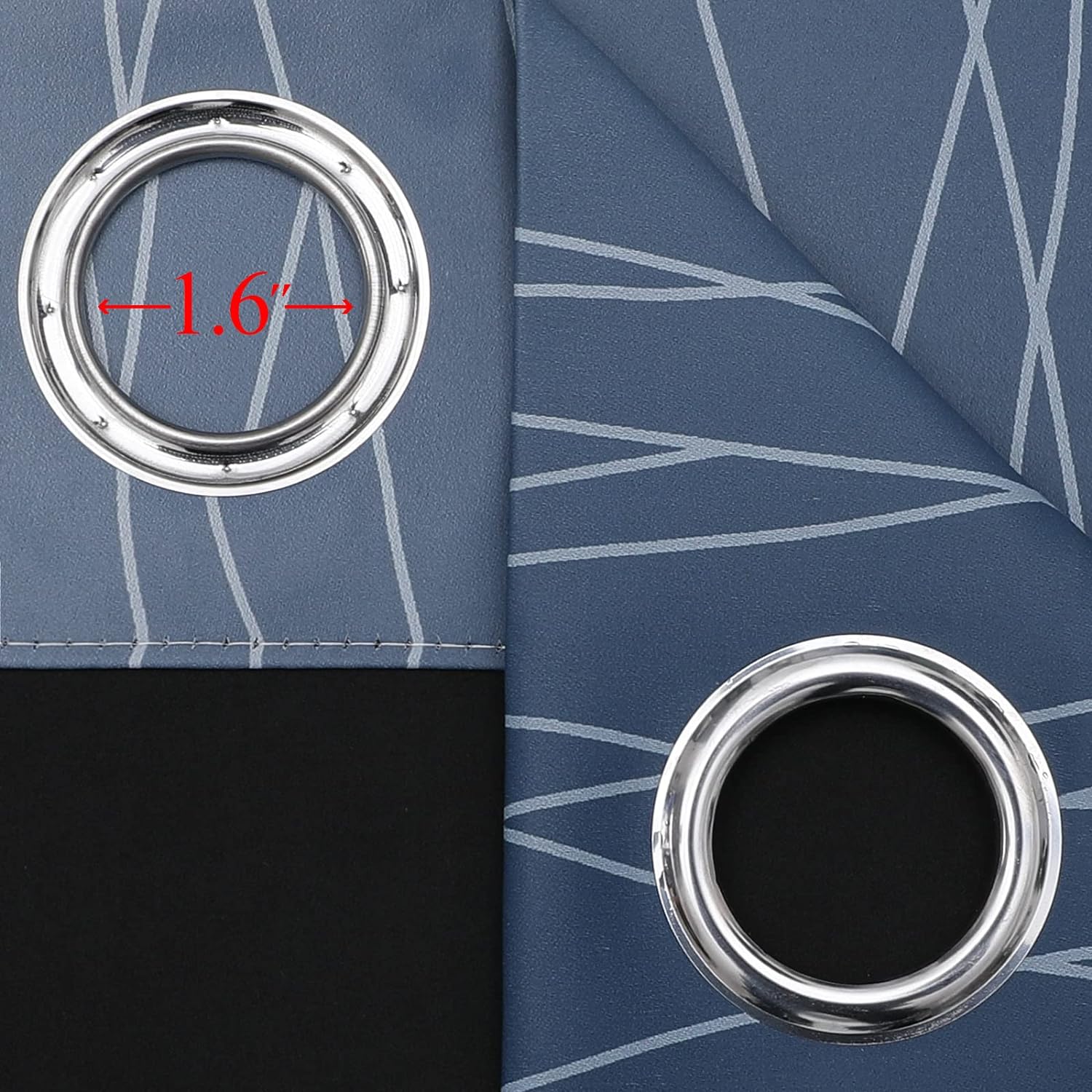 Thumbnail 6 de Estelar Textiler Ombre Blackout Curtains 84in