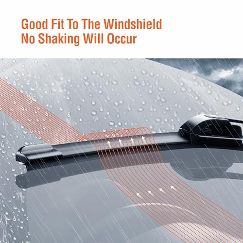 Thumbnail 4 de WOWIPER OEM 26" 17" Silicone Wiper Blades for Nissan