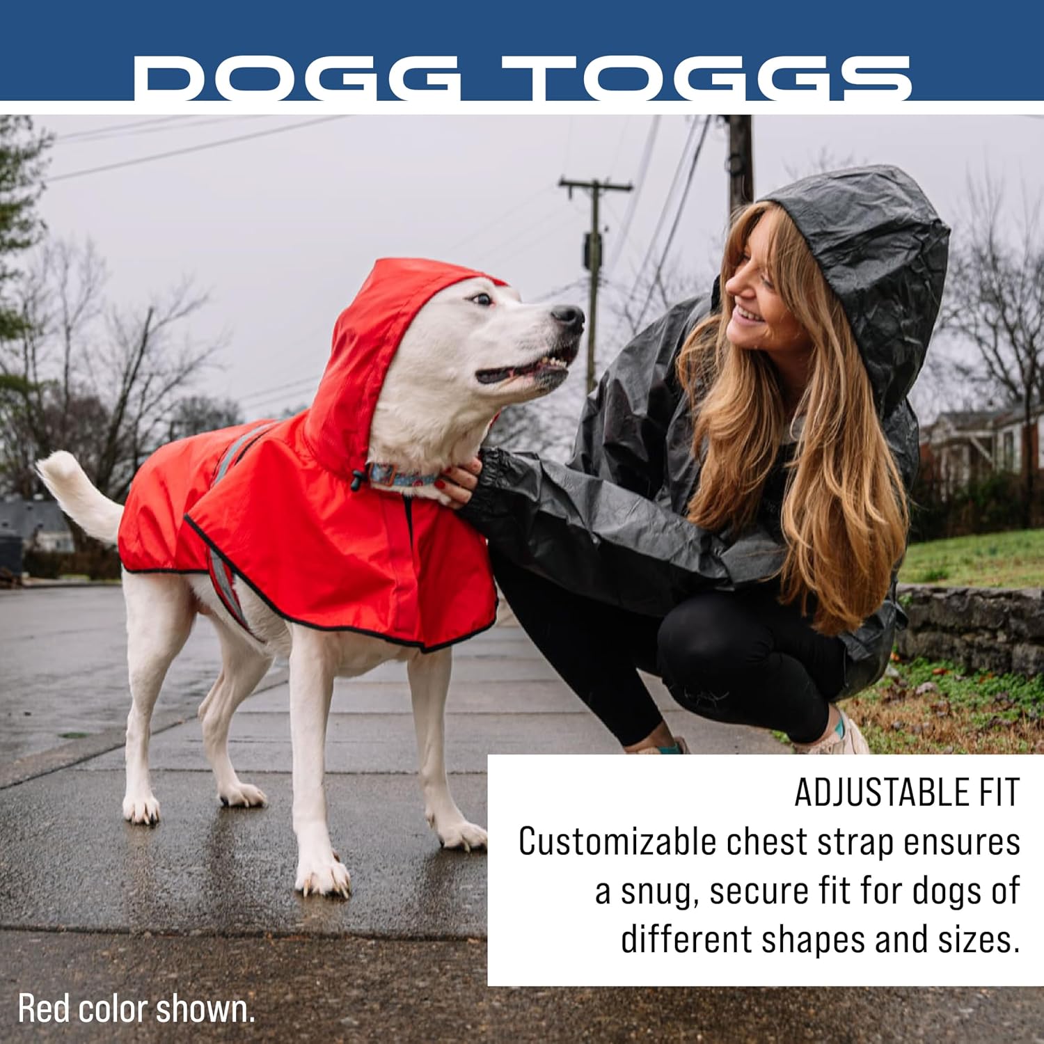 Detalle de FROGG TOGGS Dog Raincoat, Size XS