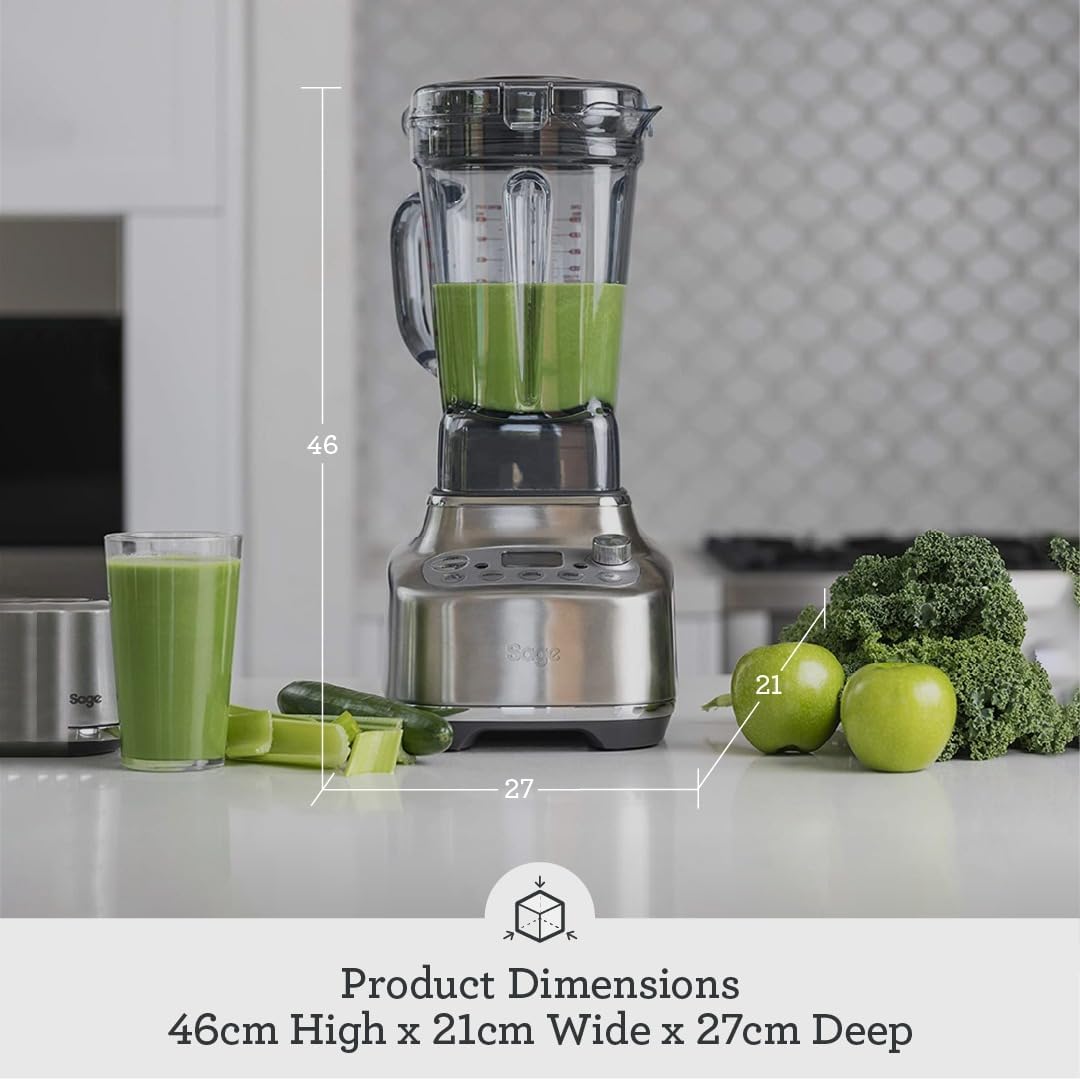 Thumbnail 6 de Sage The Super Q Quick and Quiet Blender – 2400 W with 12 speeds, 2 L jug and 700 ml smoothie cup