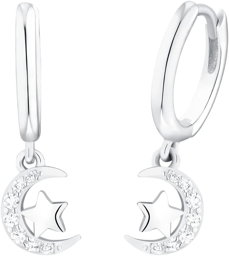 Thumbnail 6 de Prinzessin Lillifee Creolen 925 Sterling Silber – Schmetterling, Zirkonia, Geschenkbox