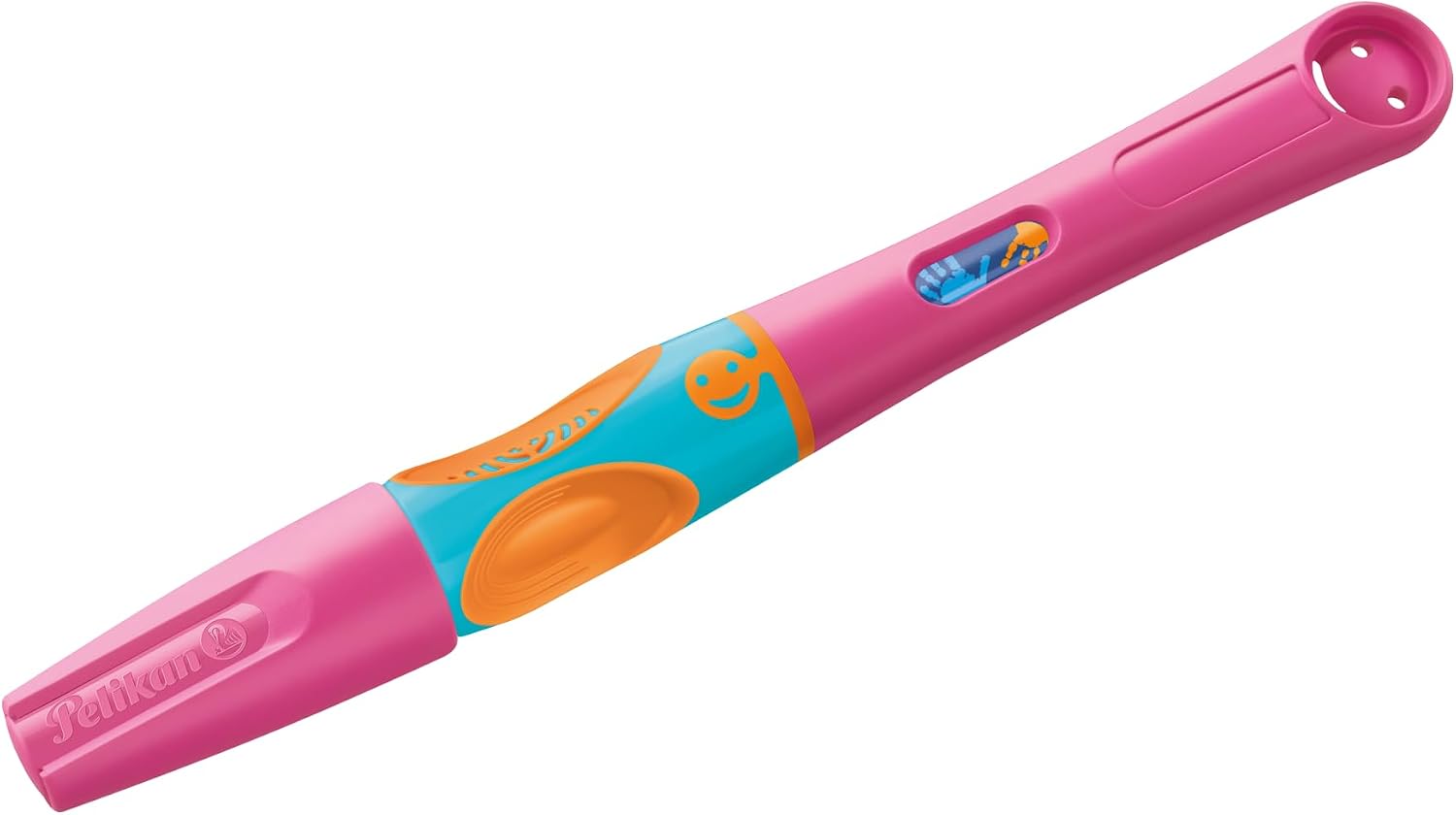 Detalle de Pelikan griffix Füller Rechtshänder Lovely Pink – Ergonomischer Schreiblernfüller für Kinder