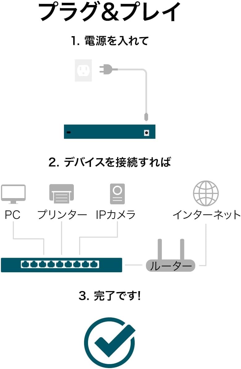 Detalle de TP-Link LS1016G 16ポートギガビットスイッチングハブ 金属筐体・ファンレス・ラックマウント対応