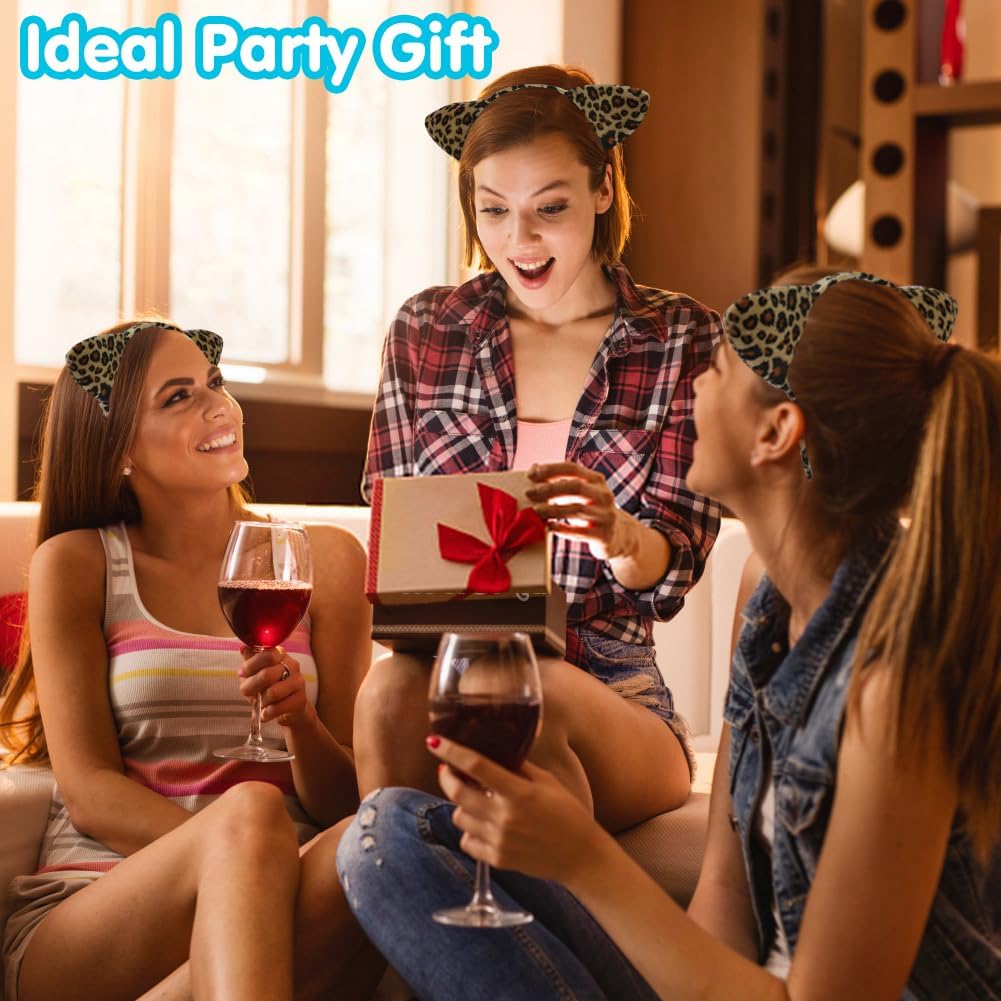Detalle de AYBUY Bandeau en Animal – Ensemble de serre-têtes pelucheux pour fêtes et cosplay