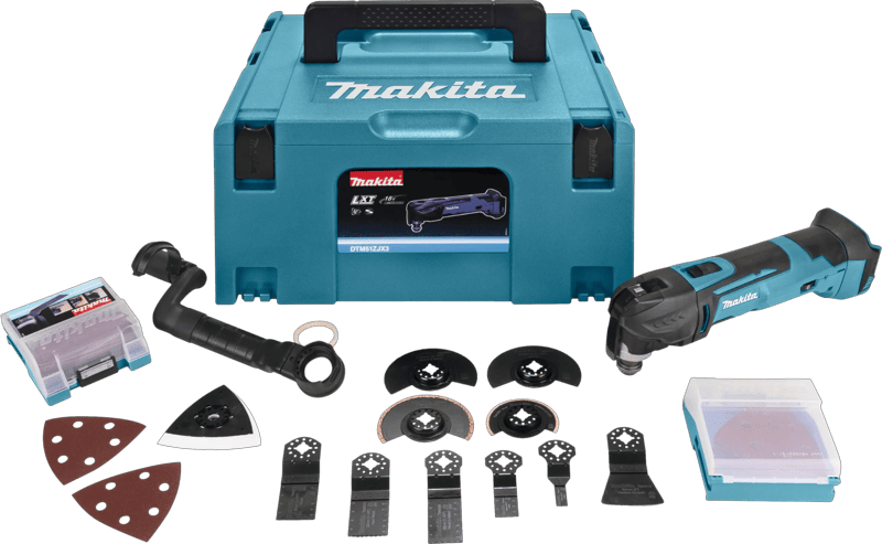 Makita DTM51ZJX3 (ohne Akku): Leistungsstarkes Multifunktionswerkzeug für Renovierung und Umbau