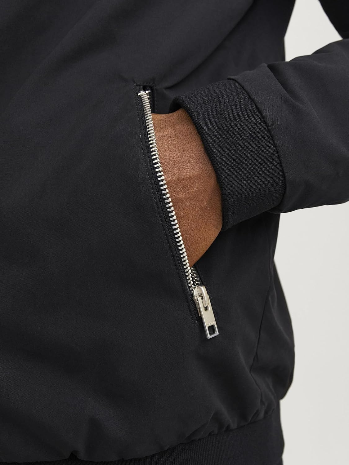 Detalle de JACK & JONES Herren Blousonjacke im Regular Fit (Polyester)