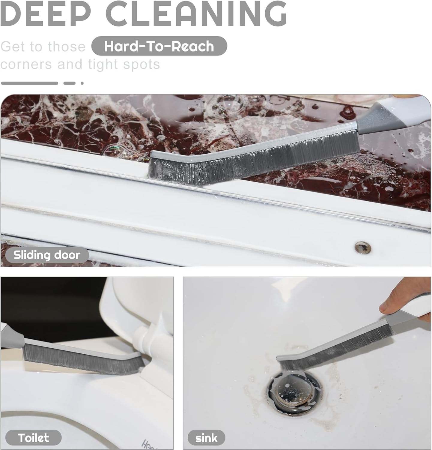 Thumbnail 1 de YIGAARUI Fugenreinigungsbürste Gap Cleaning Brush Premium mit 15° angewinkeltem Kopf
