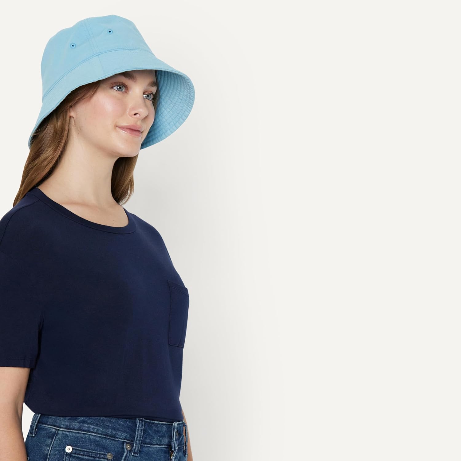 Detalle de Amazon Essentials Women's Washed Cotton Bucket Hat