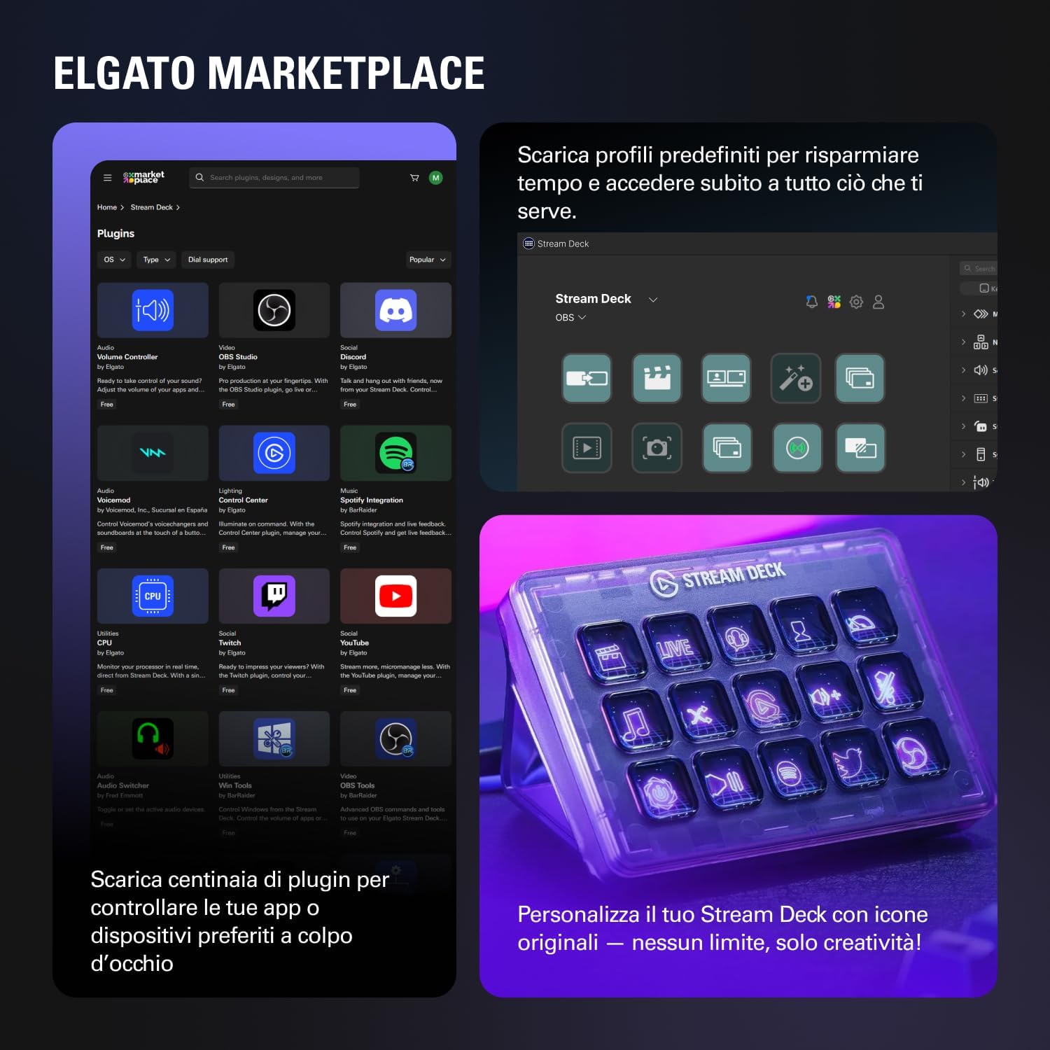Thumbnail 6 de Elgato Stream Deck White controllo tattile