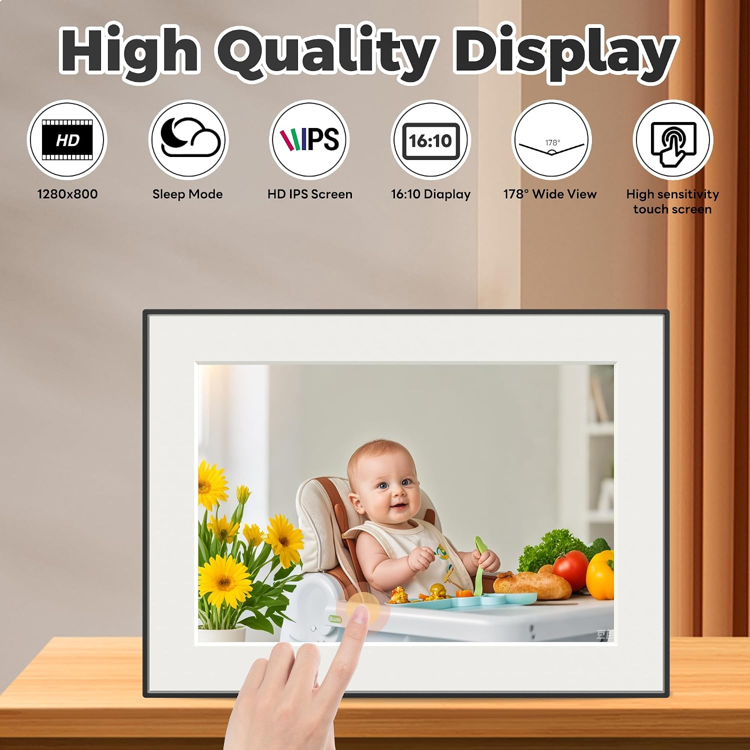 Detalle 1 de CECGAN Frameo 32GB digital photo frame