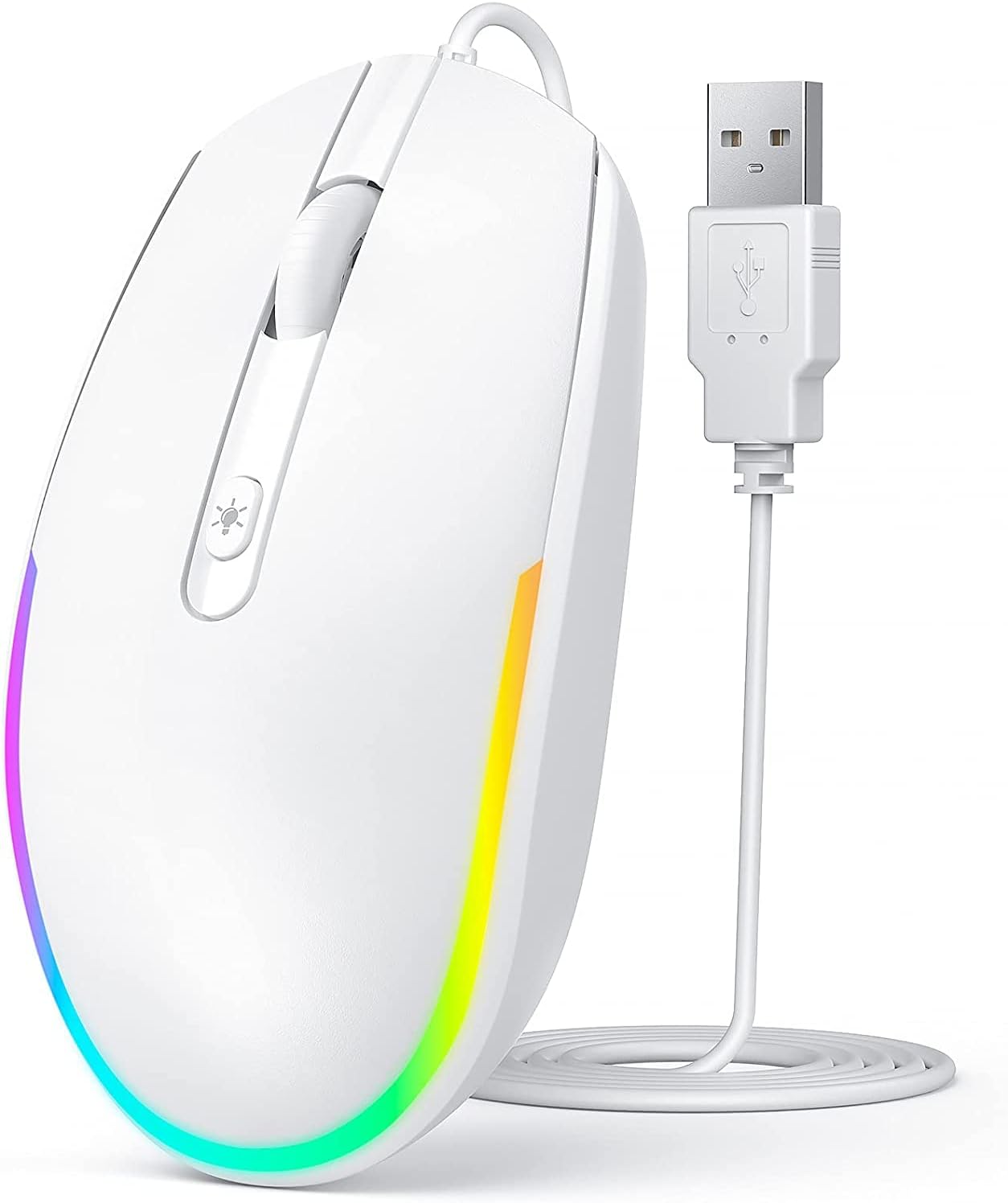 Detalle de Seenda Wired Mouse with RGB Backlight and 1.5m USB Cable