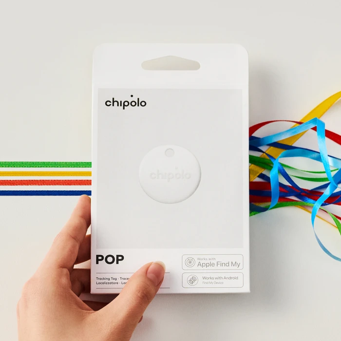 Thumbnail 5 de Chipolo POP Weiß – Bluetooth-Tracker für Schlüssel, Geldbörse und Taschen