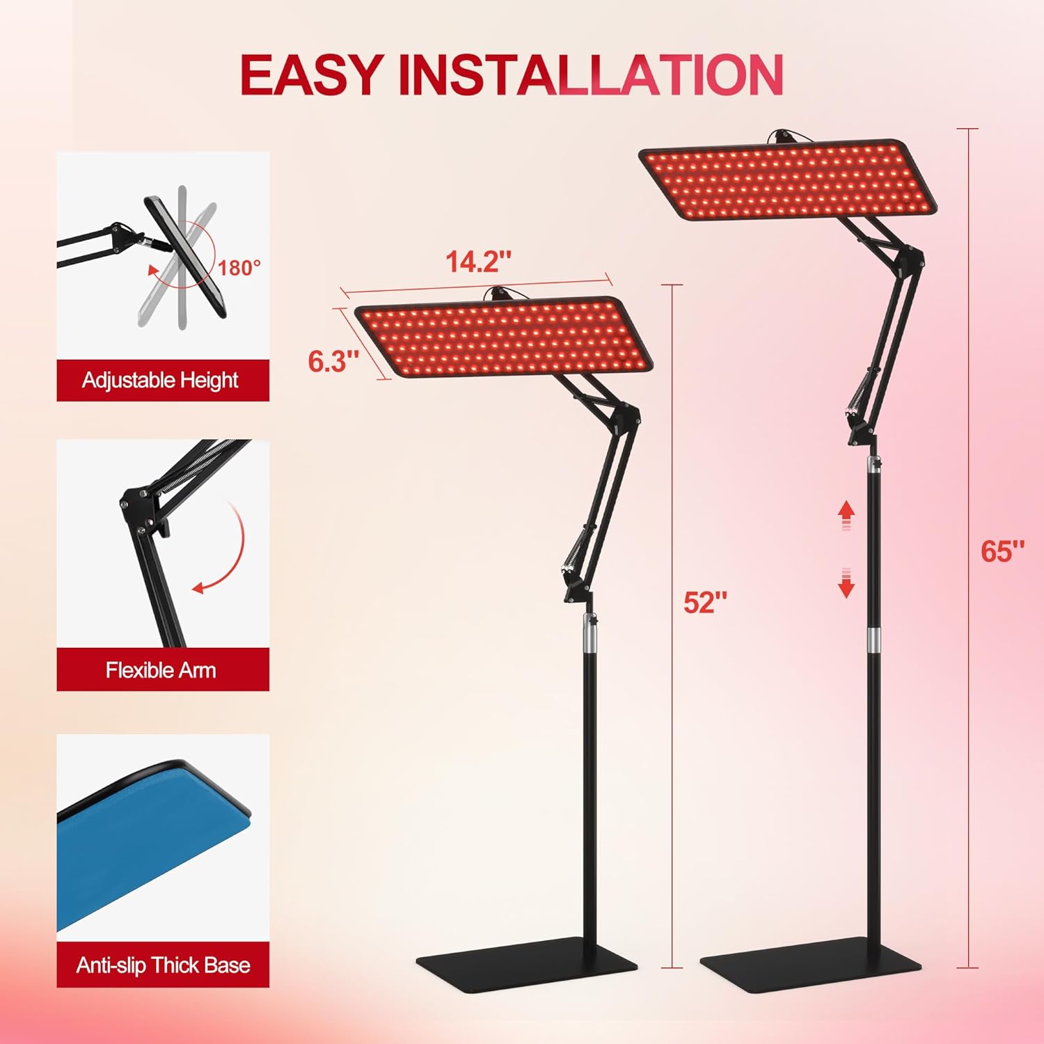 Thumbnail 6 de Infrared red light therapy lamp 660nm
