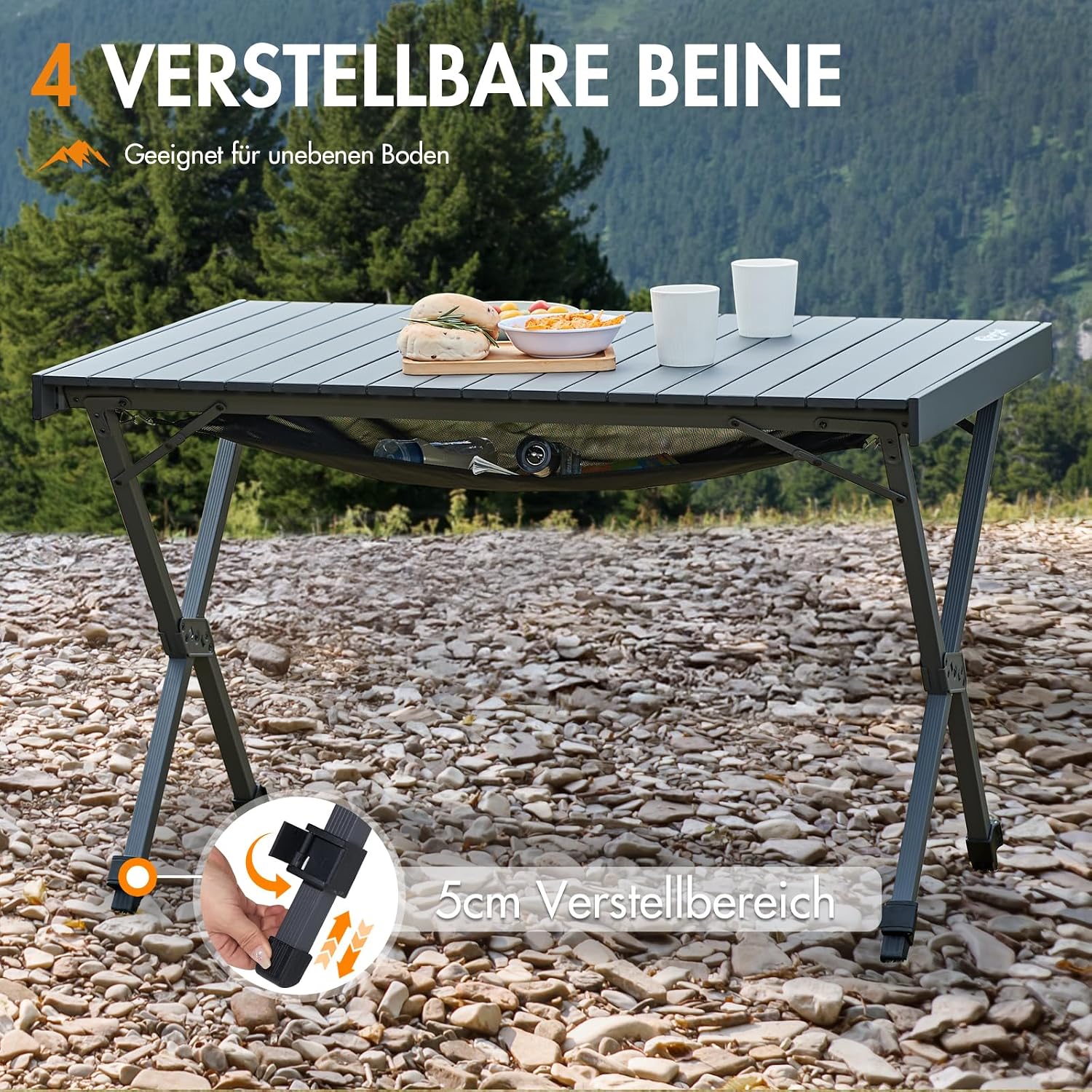 Detalle 2 de PORTAL Campingtisch 108 x 71 cm