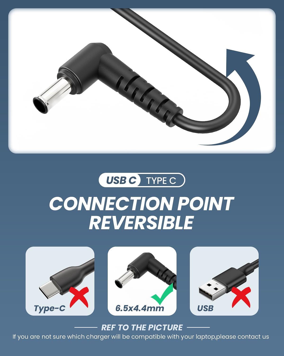 Detalle de 14V AC/DC Adapter Power Cord for Samsung Monitors (UK Plug)
