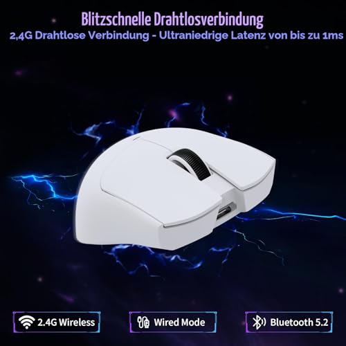 Thumbnail 3 de ATTACK SHARK X11SE Kabellose Gaming-Maus – 63 g Leichtgewicht mit PAW3311-Sensor