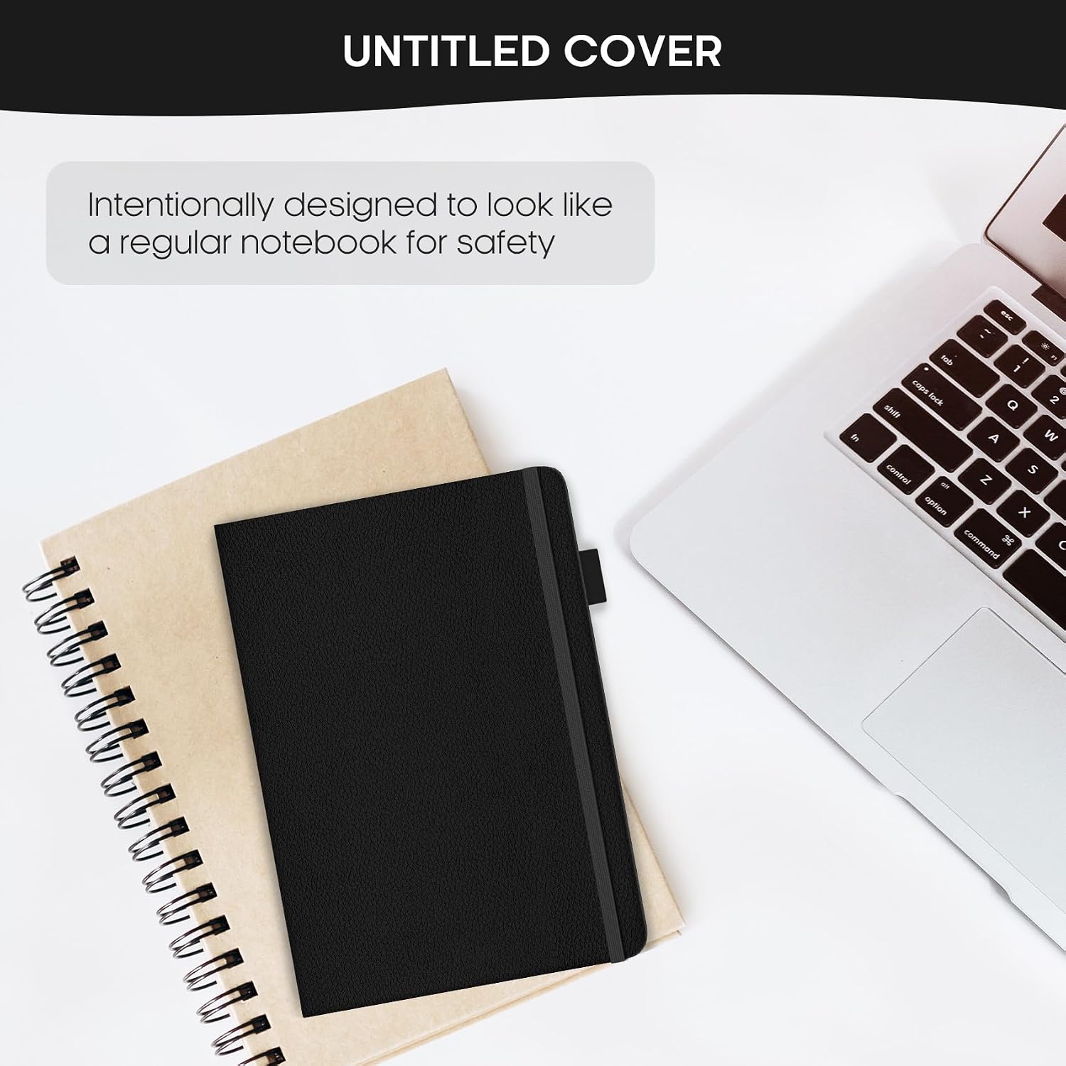 Detalle de Taja T003-AD-Black Address Book with A–Z Tabs, Large Print, Faux Leather