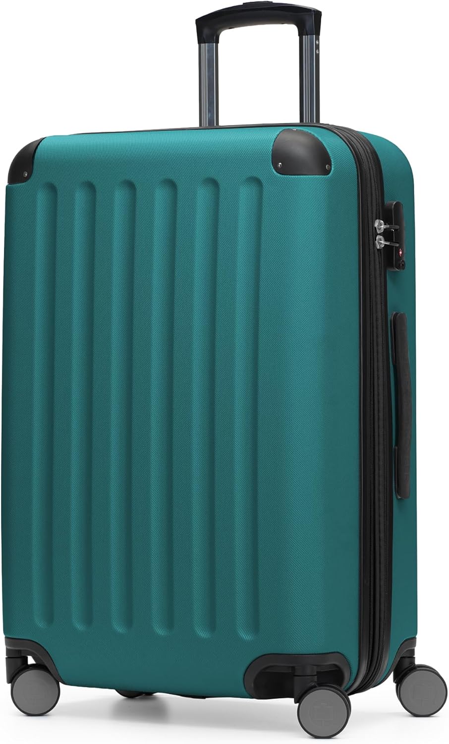 Detalle de Hauptstadtkoffer Spree Mittelgroßer Hartschalenkoffer 65 cm (TSA) mit 4 Rollen – Aquagrün