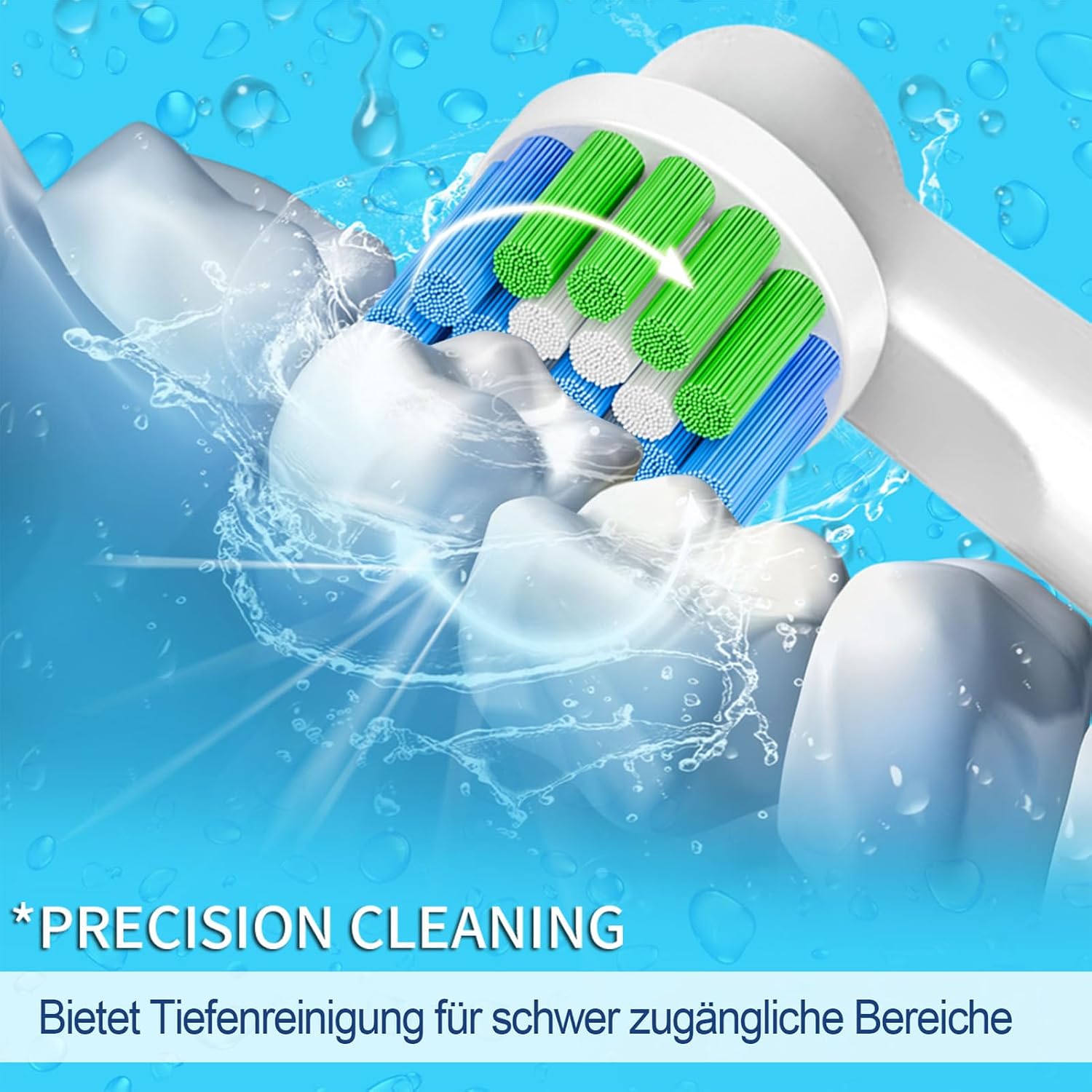 Detalle 2 de Oral B kompatible Aufsteckbürsten 20 Stück