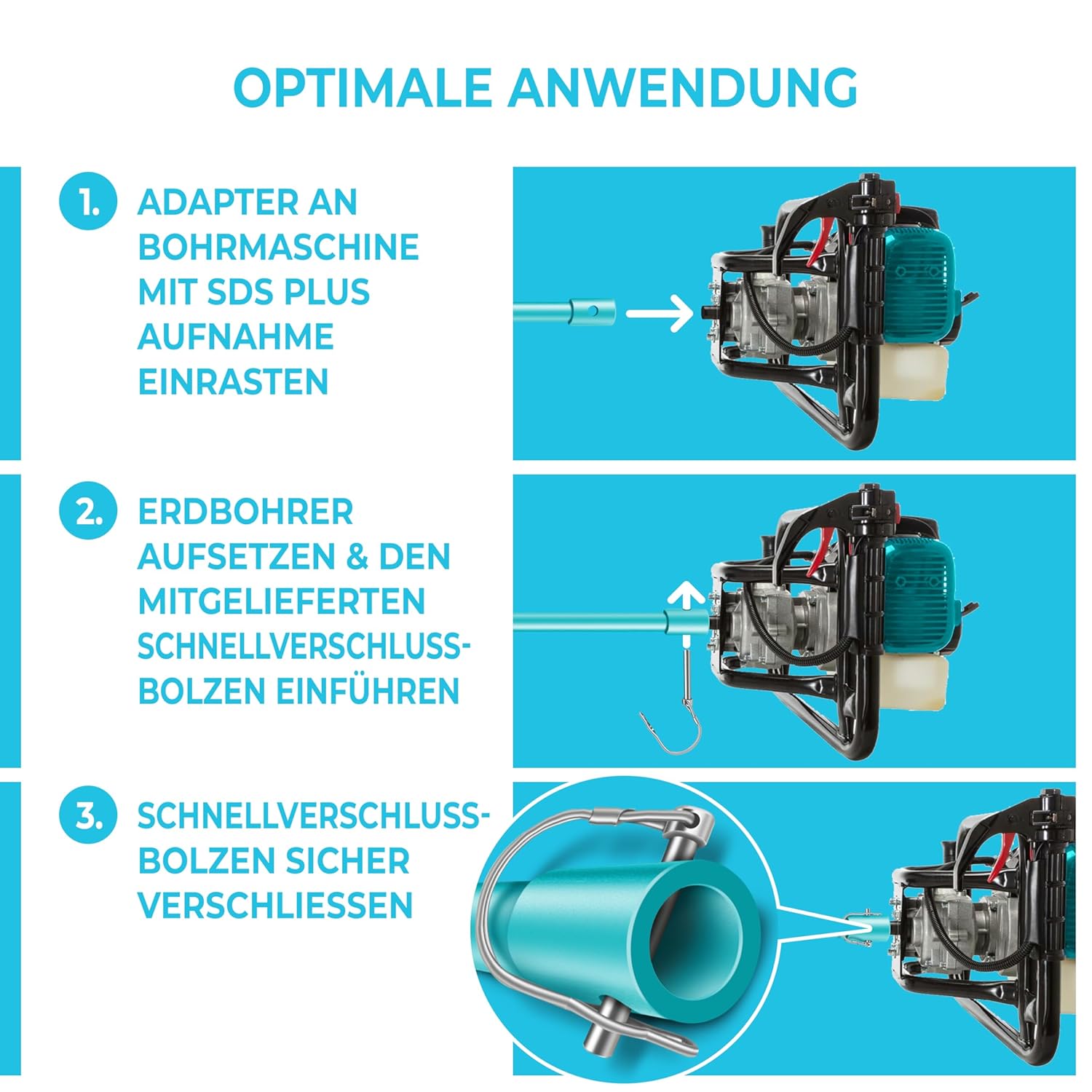 Thumbnail 6 de BRUNNENTAL Erdbohrer 200 mm für Aushub