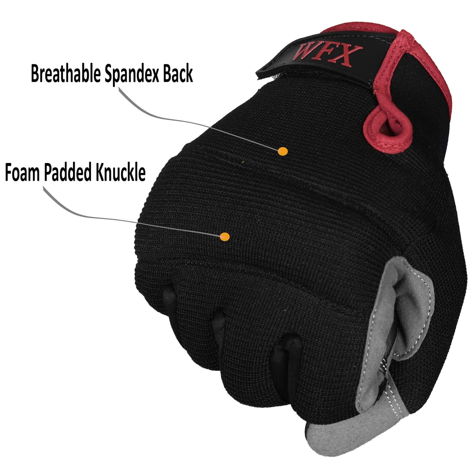 Detalle de Guantes de trabajo para hombre M, pantalla táctil