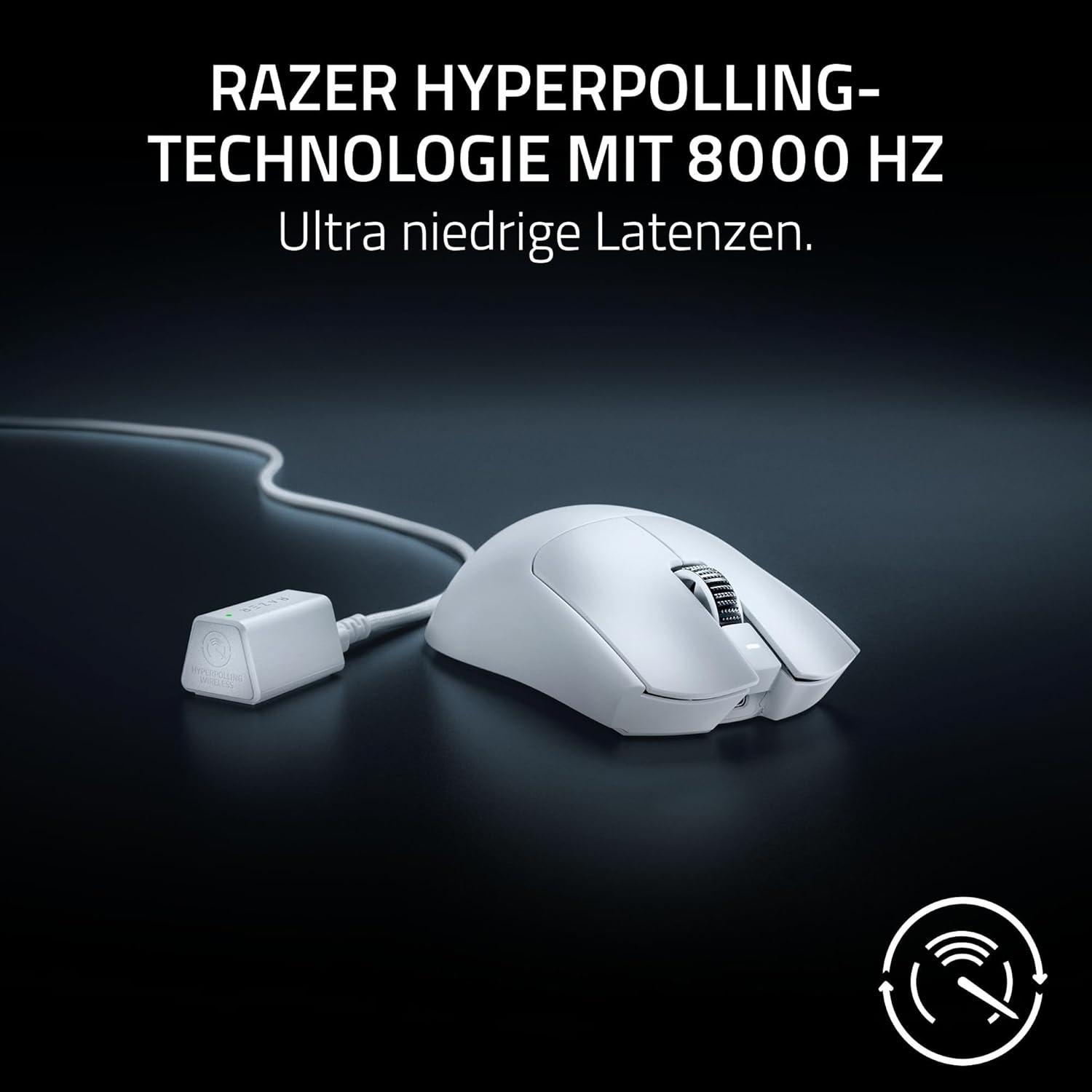 Thumbnail 4 de Razer Viper V3 Pro – ultraleichte kabellose Esports-Gaming-Maus (8K HyperPolling, 35K-Sensor, 55 g) in Weiß