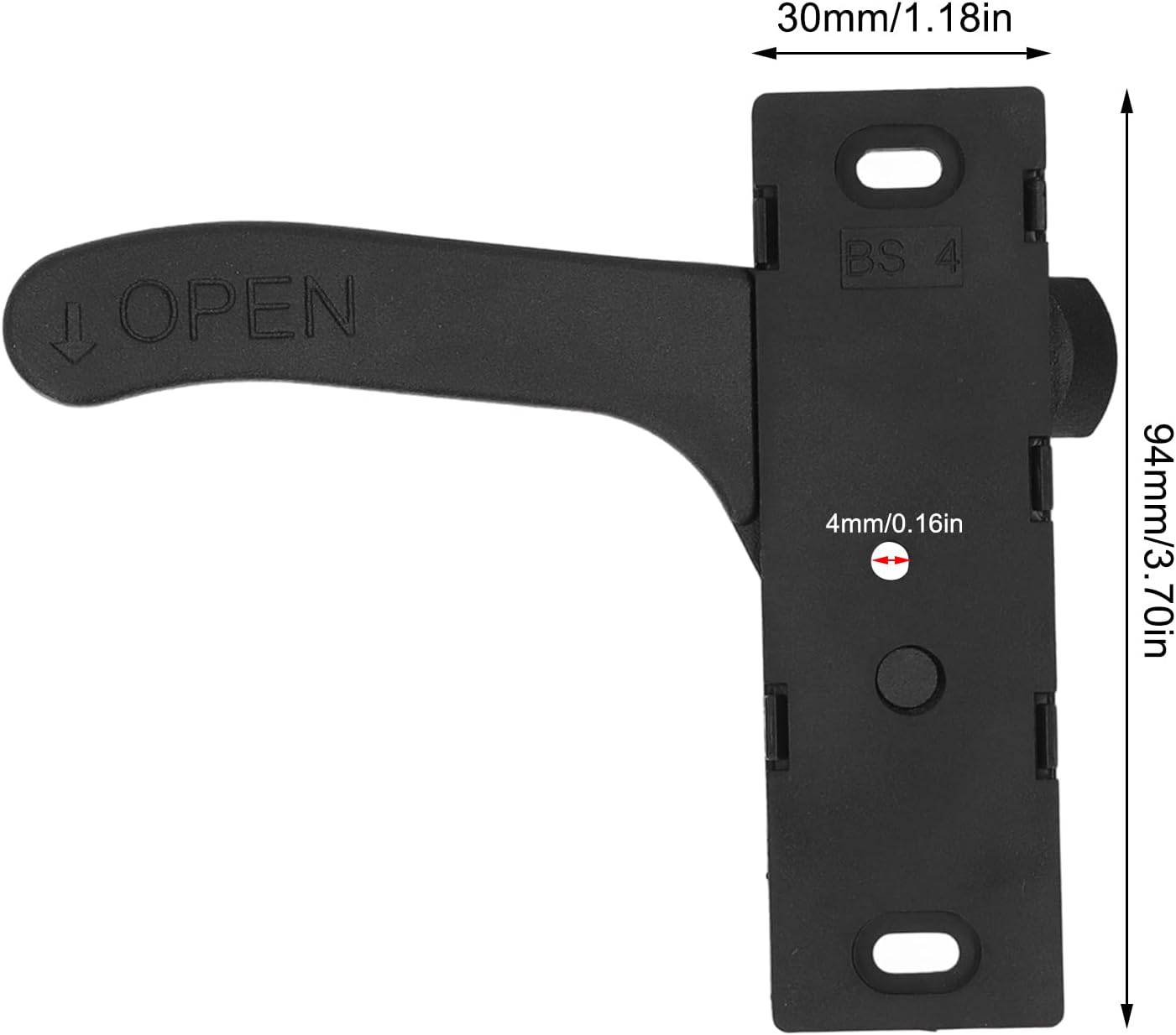 Thumbnail 2 de KIMISS RV screen door latch kit, right-hand