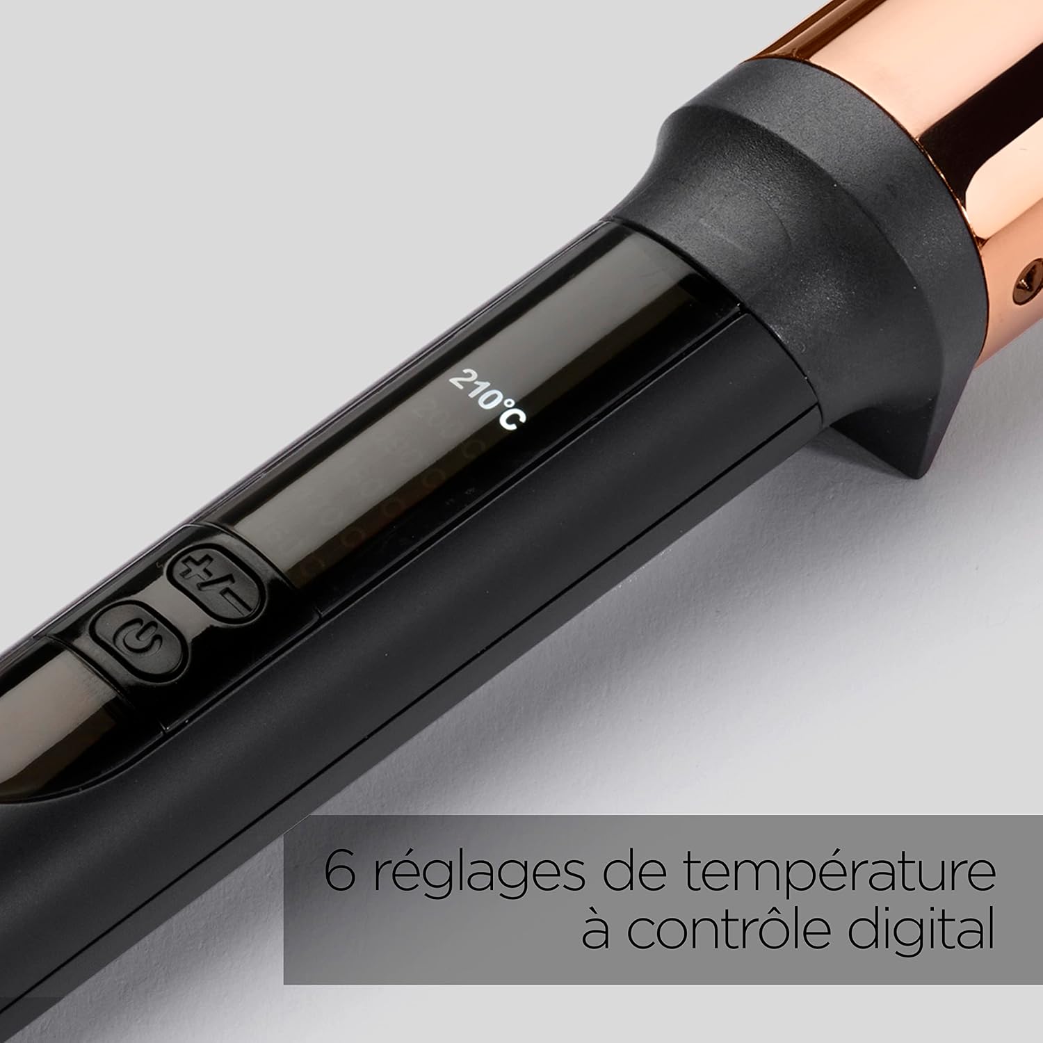 Detalle de BaByliss C458E Boucleur Salon Brilliance Conical : des boucles naturelles en quelques passes