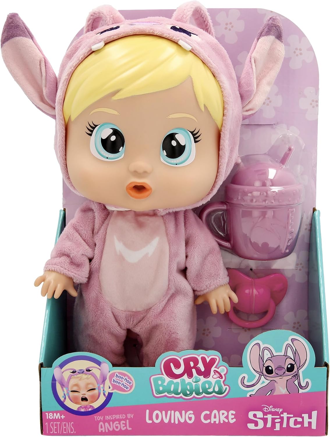 Detalle de BEBÉS LLORONES Disney Angel Muñeca 26,5 cm