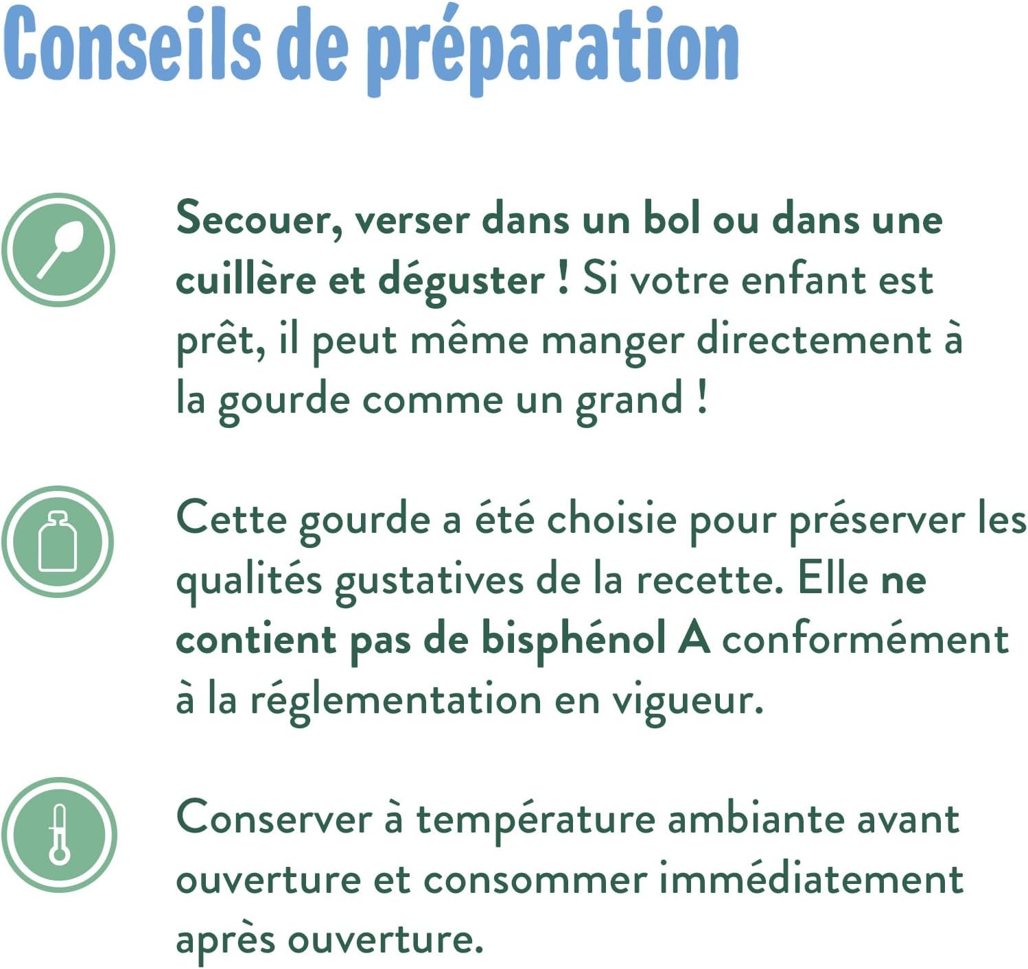 Detalle 2 de GOOD GOÛT Brassé Poire Vanille — Dessert Bébé bio dès 6 mois, format nomade 10x90g