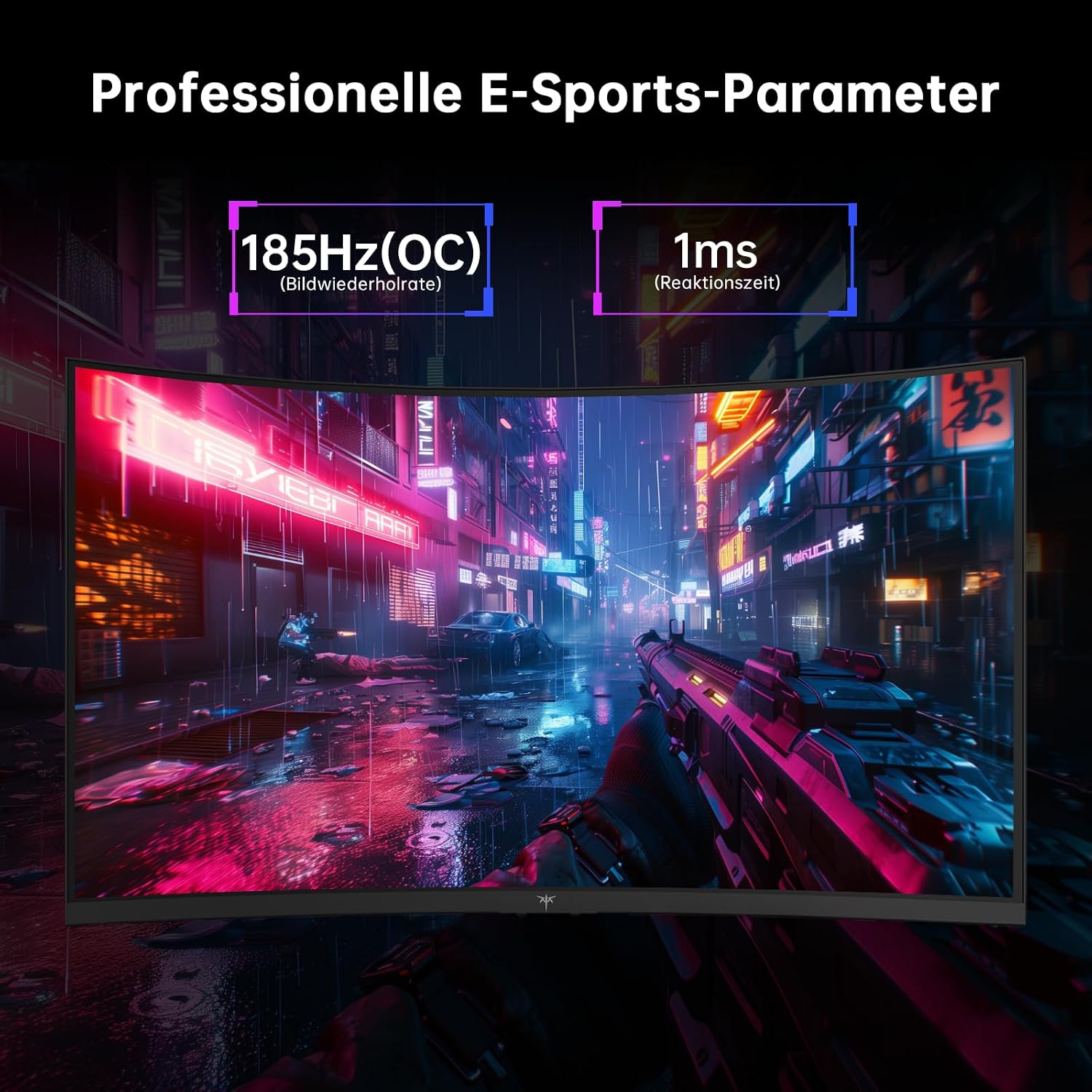 Thumbnail 5 de KTC Curved Gaming Monitor 32 Zoll (WQHD, 185 Hz OC) mit 1500R, HDR10 und HVA-Panel