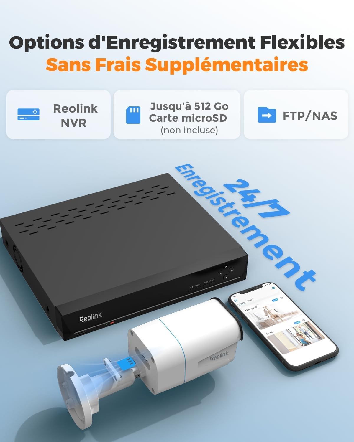 Thumbnail 3 de Reolink RLC-810A : caméra IP PoE 4K extérieure avec détection personne/véhicule/animal