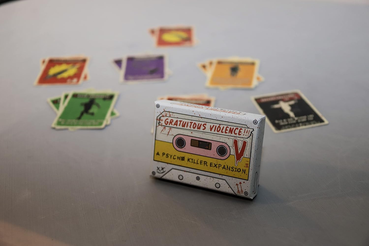 Detalle de Escape Tabletop Games Psycho Killers Gratuitous Violence Expansion (expansion for Psycho Killer!)