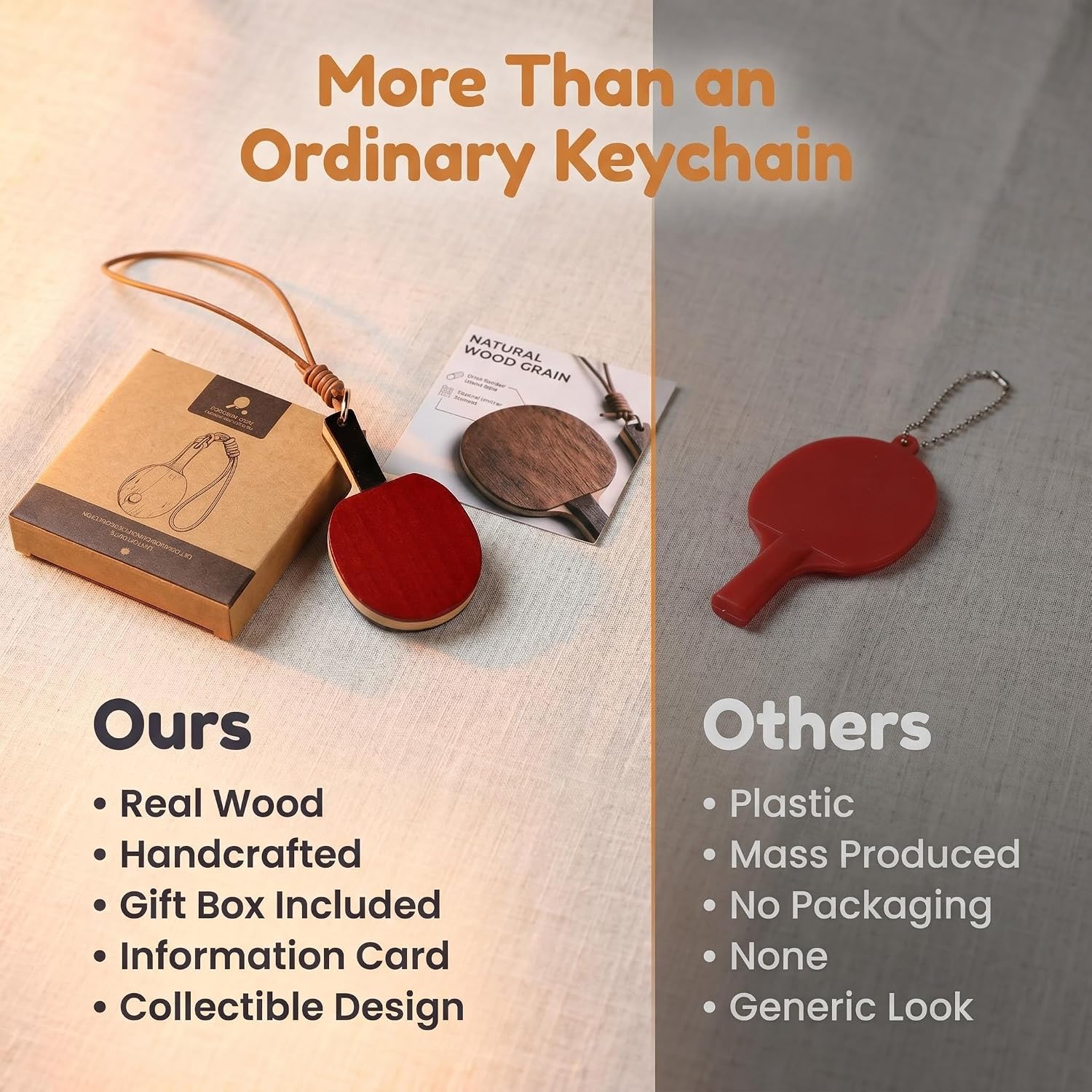Thumbnail 6 de Sunking Mini Ping Pong Paddle Charm, Horizontal Grip