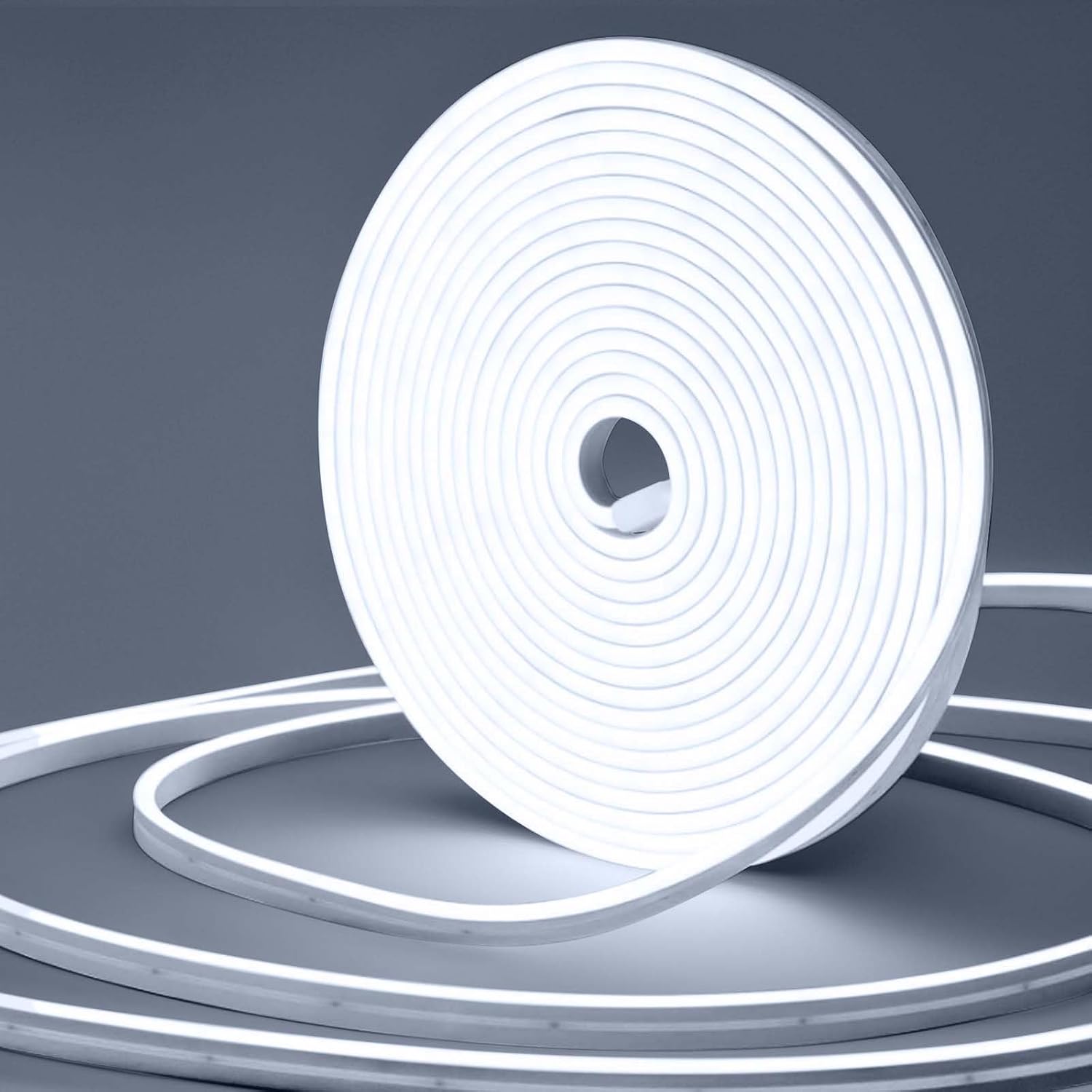 Detalle de LangPlus+ ZY1343237 neon-ledstrip 10 m, dimbaar, koudwit 6500 K, IP65