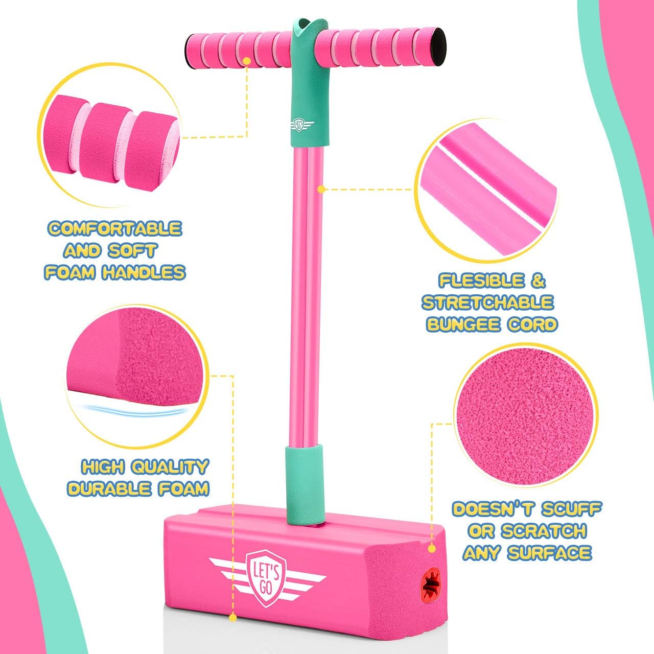 Thumbnail 3 de Toyzey Foam Pogo Jumper for Ages 3–12