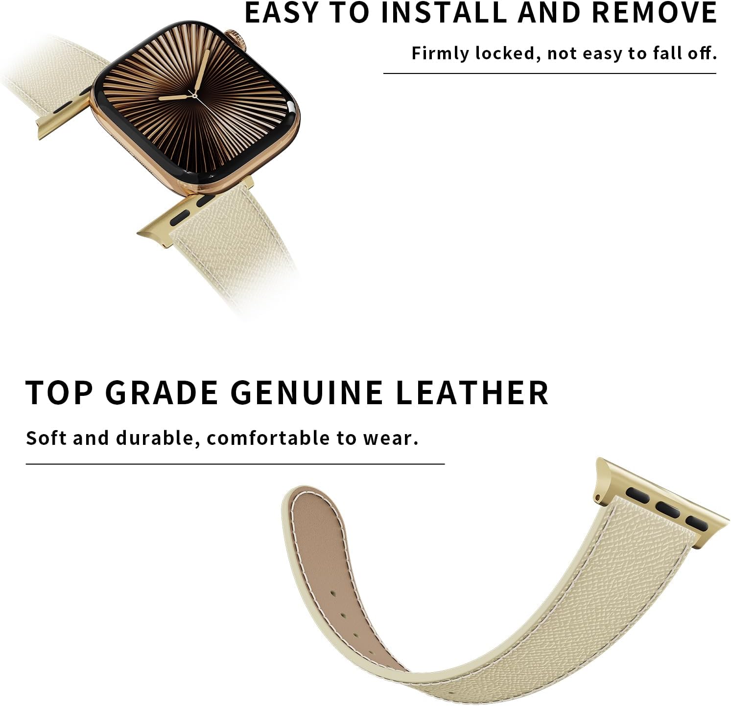 Thumbnail 3 de Apple Watch Ultra Leather Magnetic Band 49mm