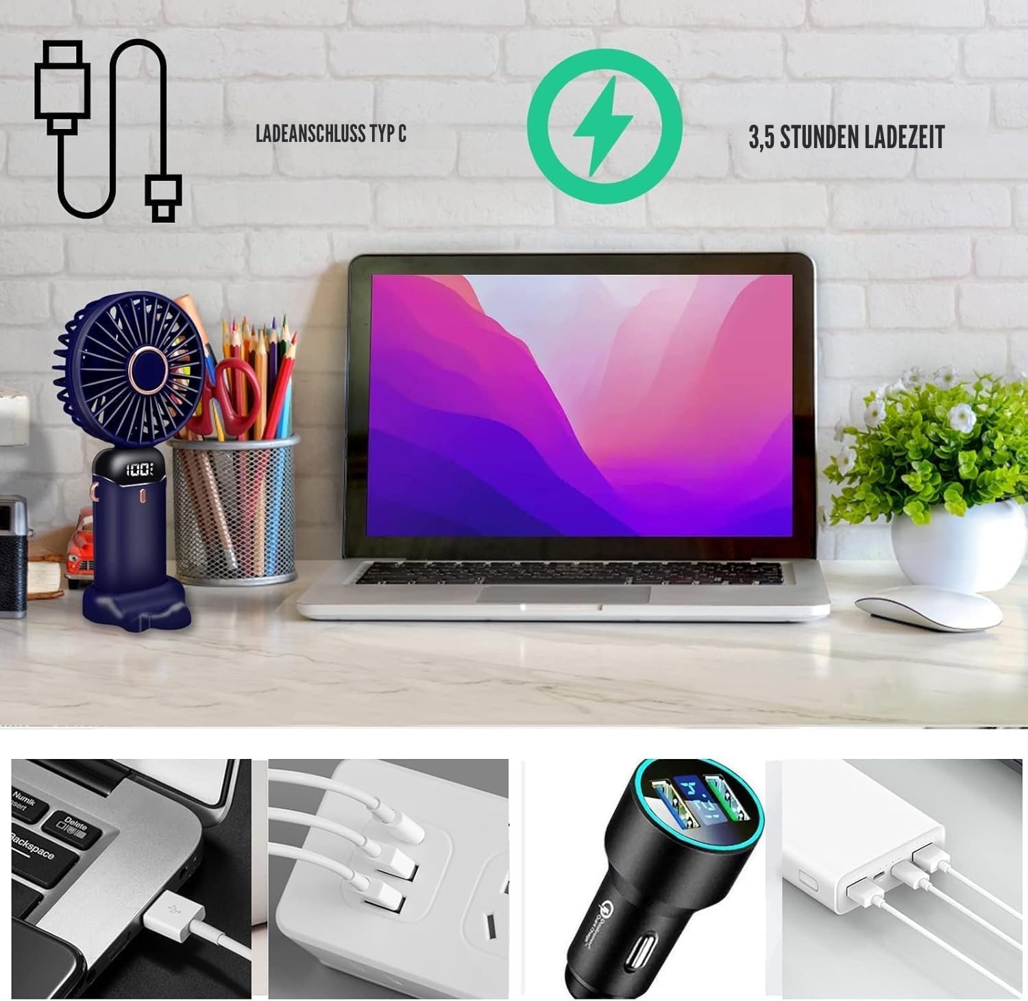 Thumbnail 6 de Jsdoin Handventilator 5000 mAh