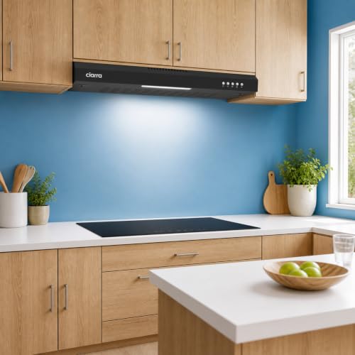 Detalle de CIARRA CBCB6903 Hotte Aspirante 60cm Encastrable – Noir
