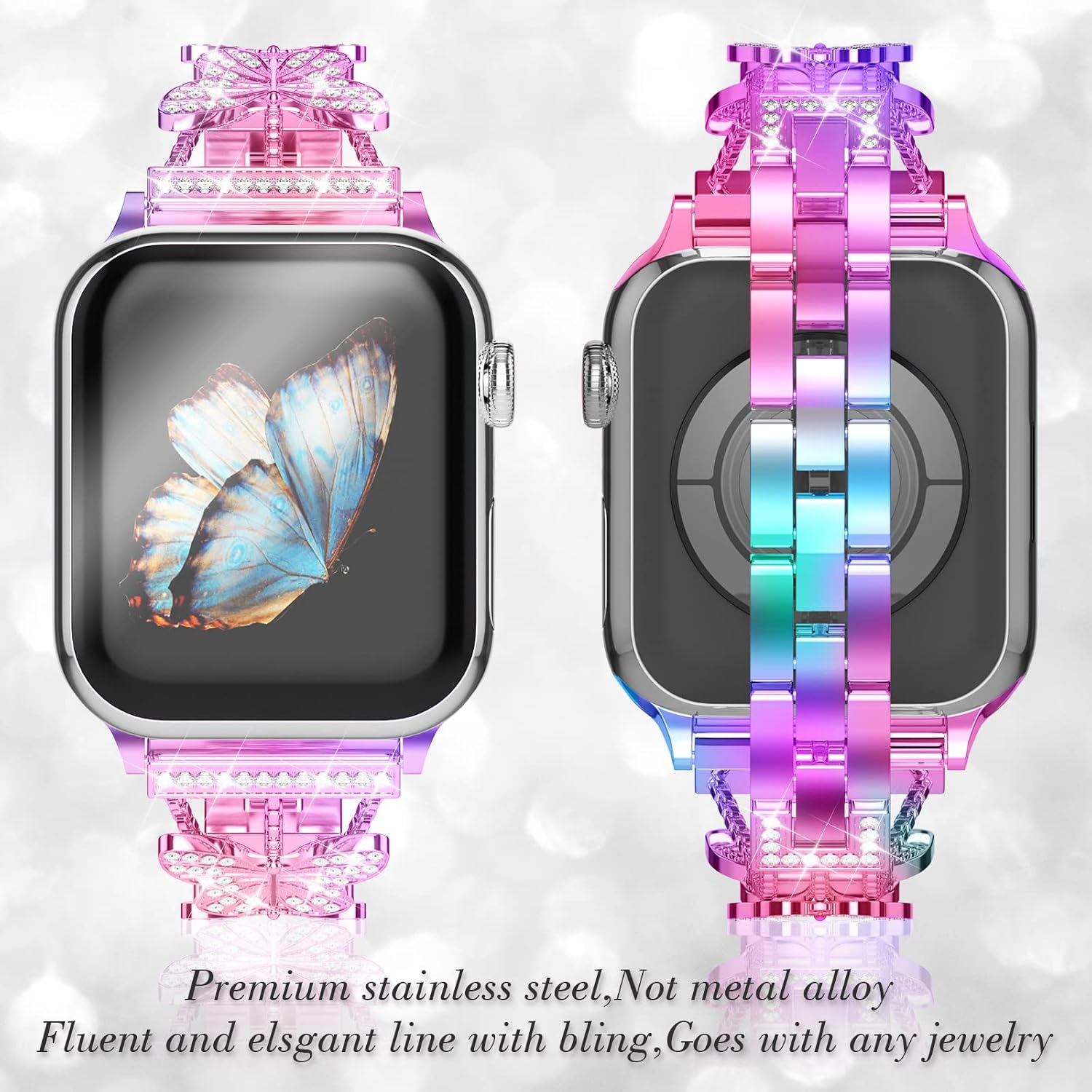 Detalle 2 de Musk-MSKR Diamond Band for Apple Watch