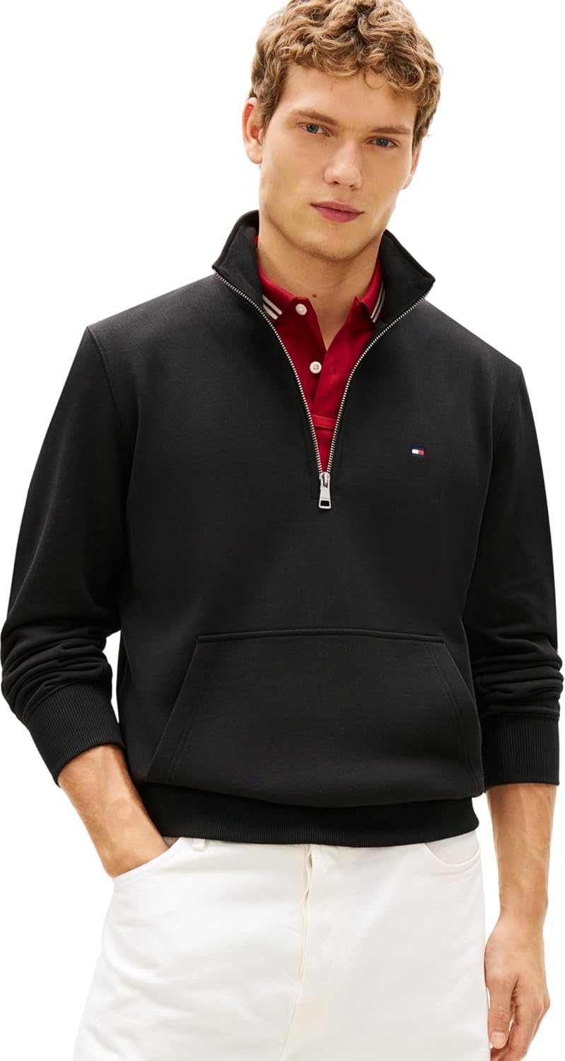 Thumbnail 4 de Tommy Hilfiger Essential Terry New 1/4 Zip Felpa uomo