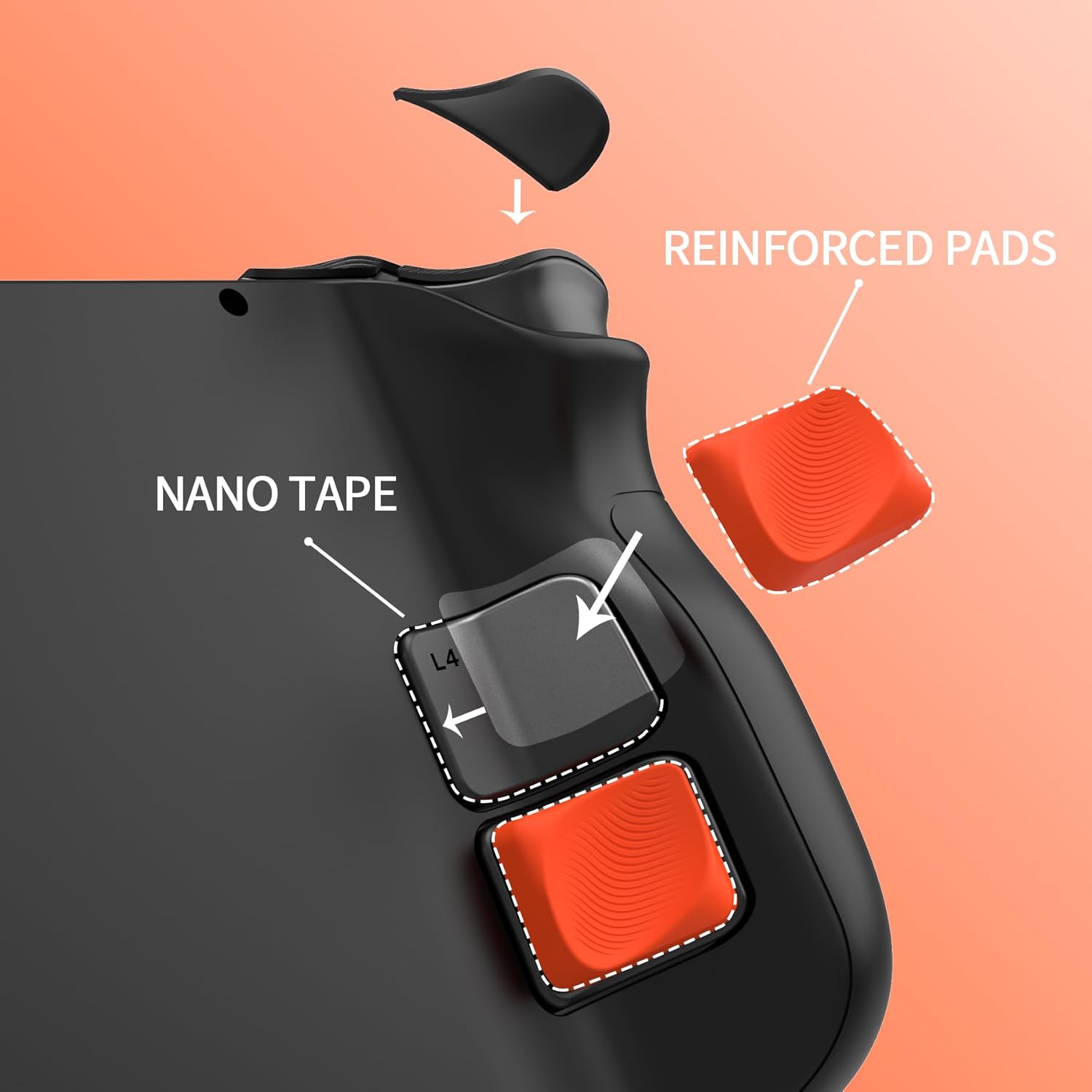 Thumbnail 4 de playvital Ergonomic Grip Kit for Steam Deck