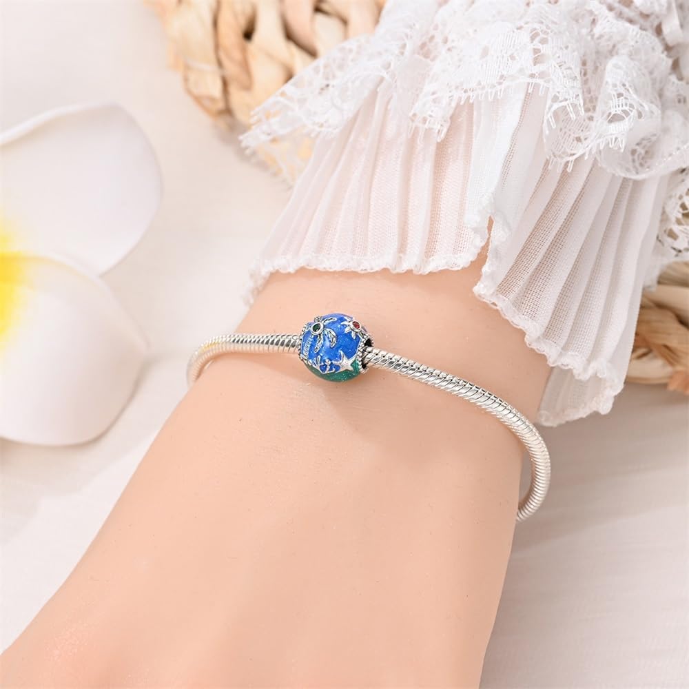 Thumbnail 5 de Pandach Damen Charm Anhänger aus 925 Sterling Silber mit kubischen Zirkonia – für Europäische Armbänder & Ketten