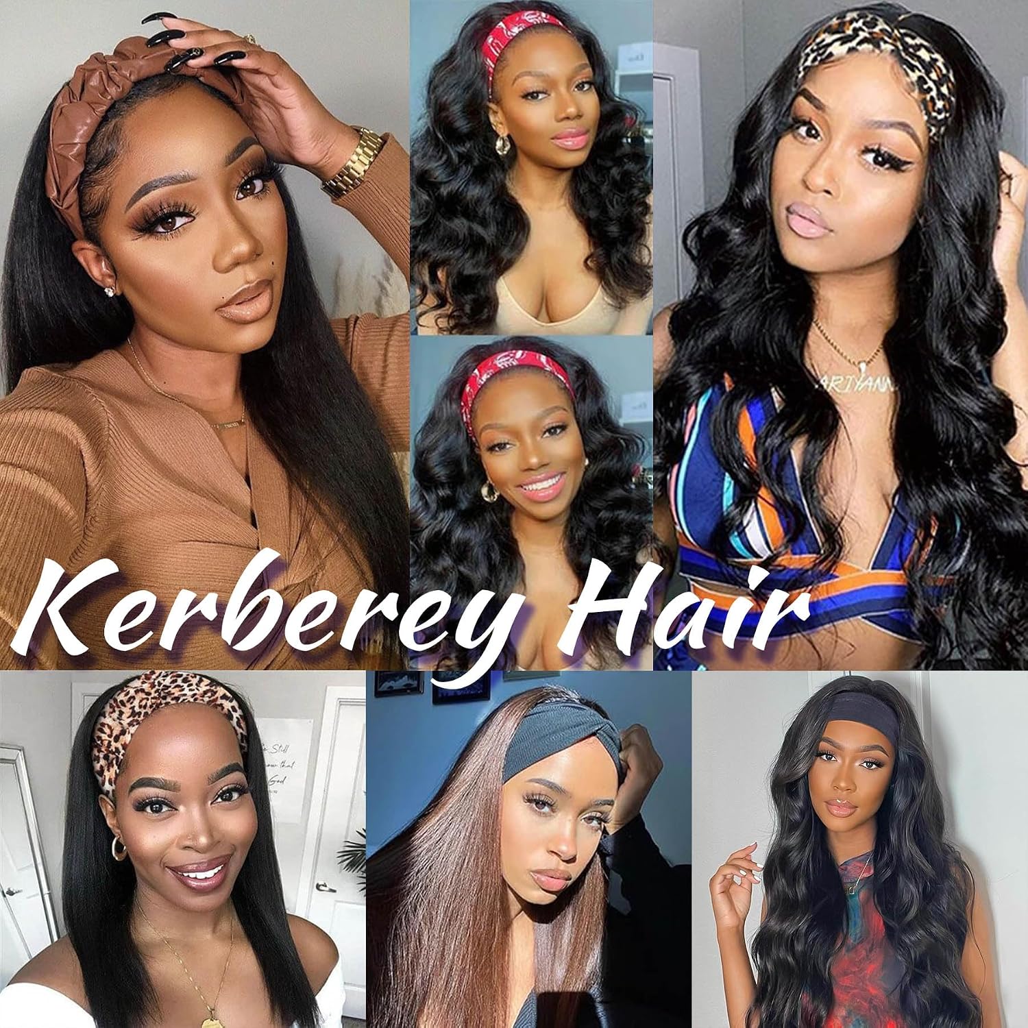 Thumbnail 5 de Perruque Bandeau cheveux humains 20 pouces Wear and Go
