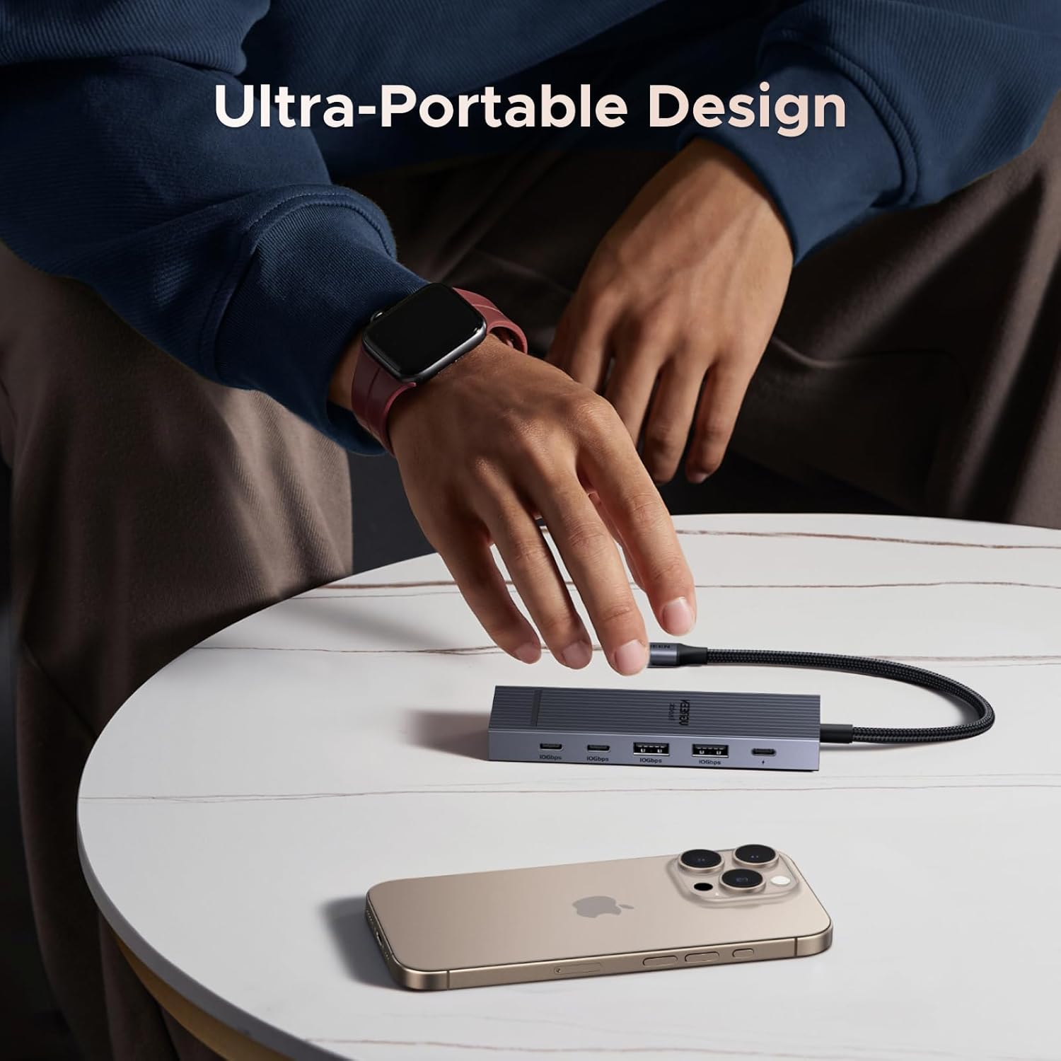 Detalle de UGREEN Revodok Pro 106 USB-C hub