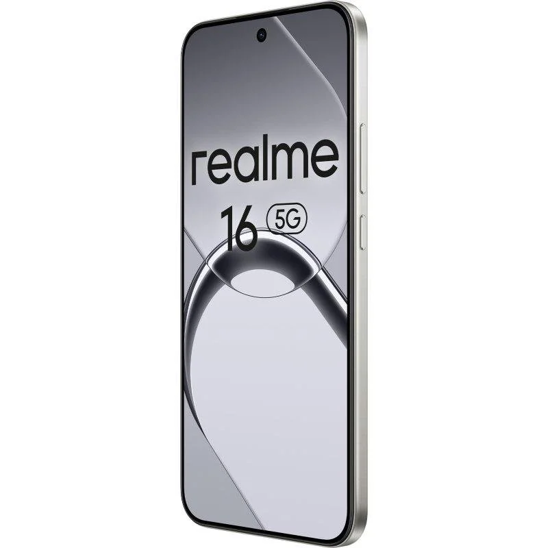 Detalle de realme 16 5G, móvil de 8 GB y 256 GB con cámara frontal de 50 MP