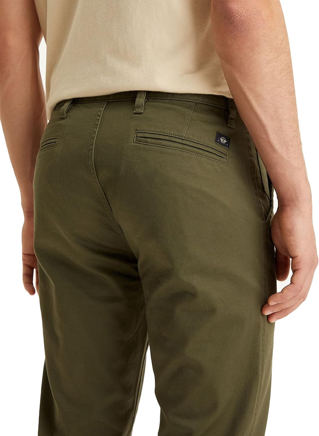 Detalle de Dockers Alpha Original 44715 Men's Slim Chinos in Stretch Twill