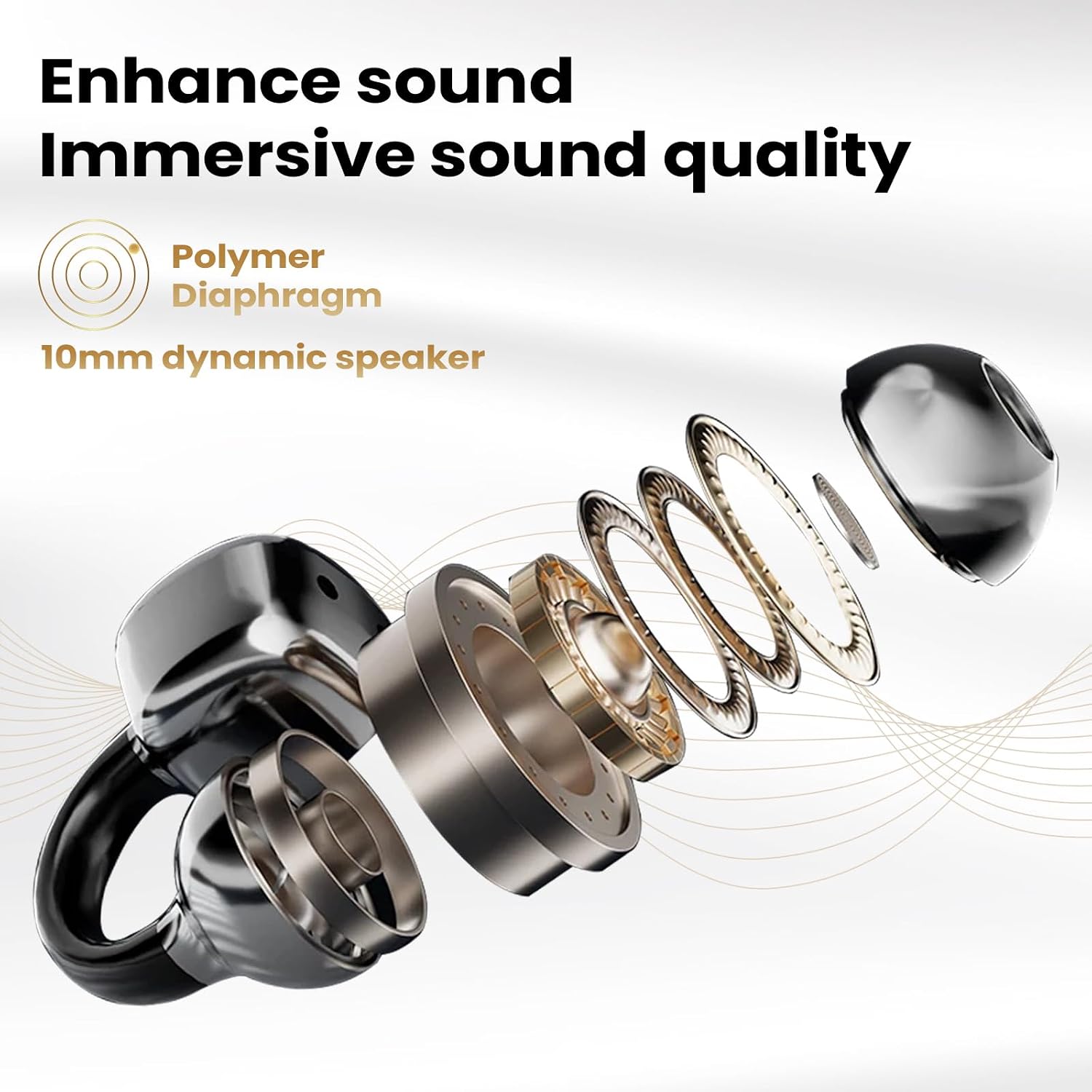 Detalle 2 de PTHTECHUS Cuffie Aperte Open Ear Clip