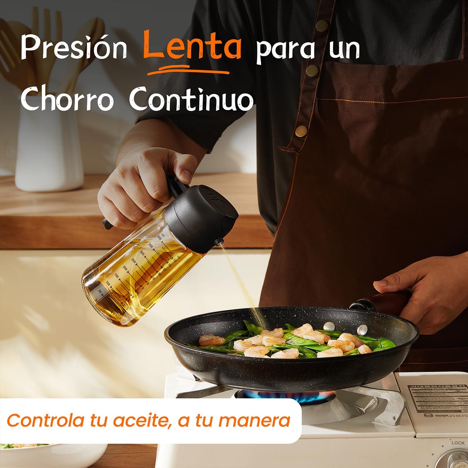 Detalle de TrendPlain Pulverizador Aceite 470 ml