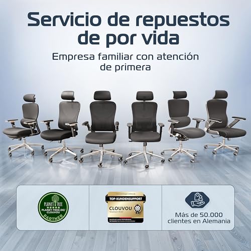 Thumbnail 8 de CLOUVOU BrightSeat silla ergonómica 150 kg